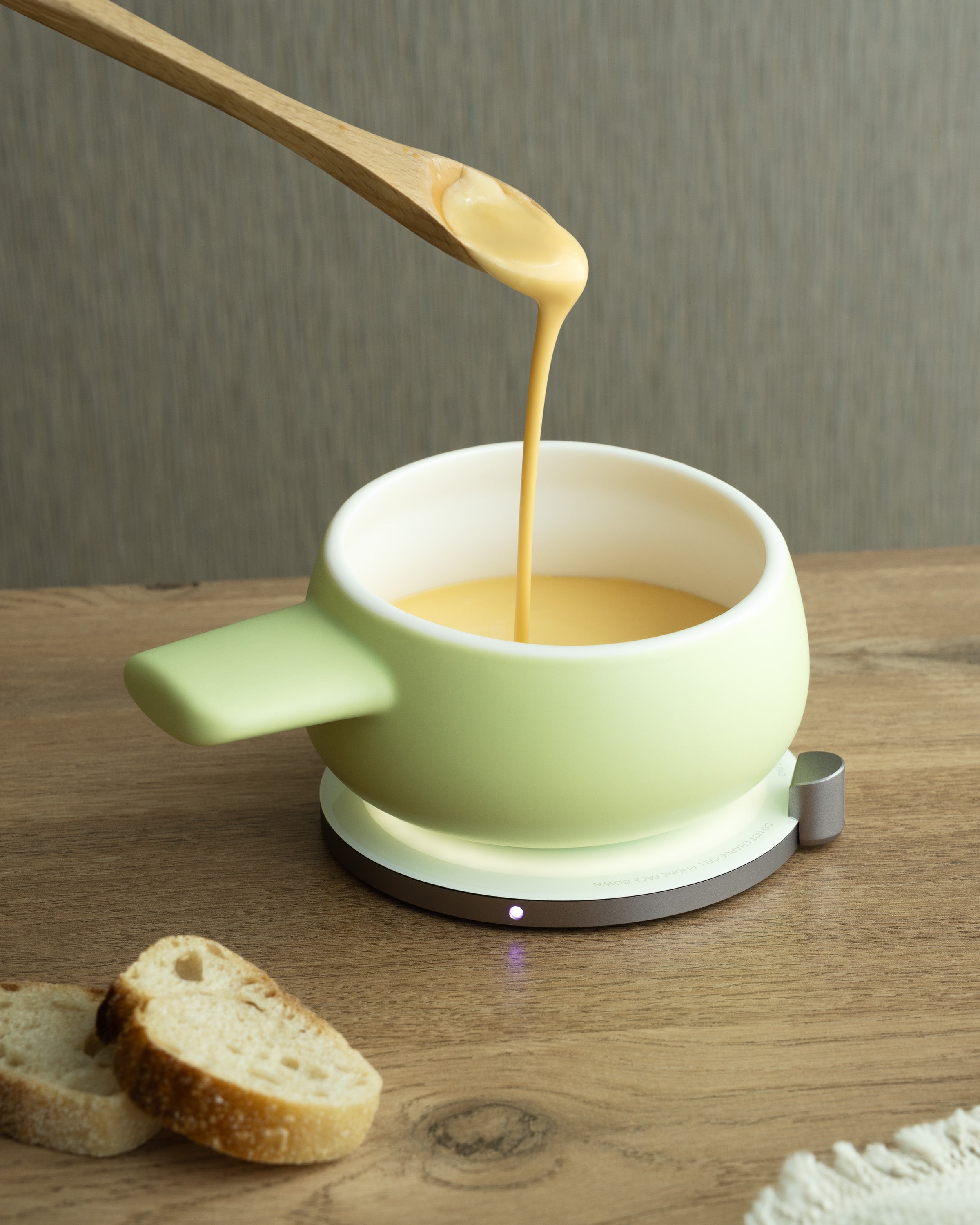 Fondi Self-heating Fondue Set - Verde Green