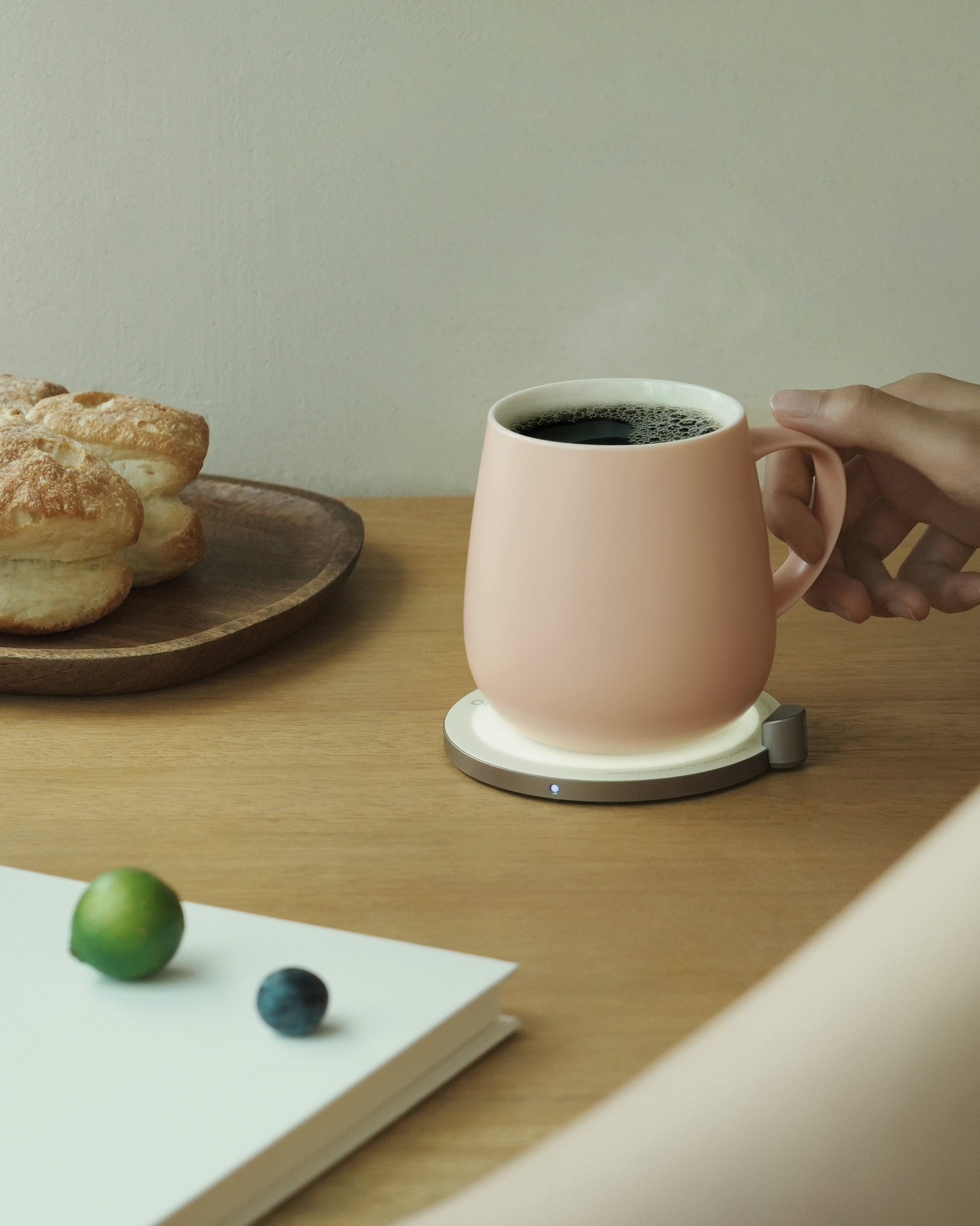 Ui Self-heating Mug Set -Rosy Apricot