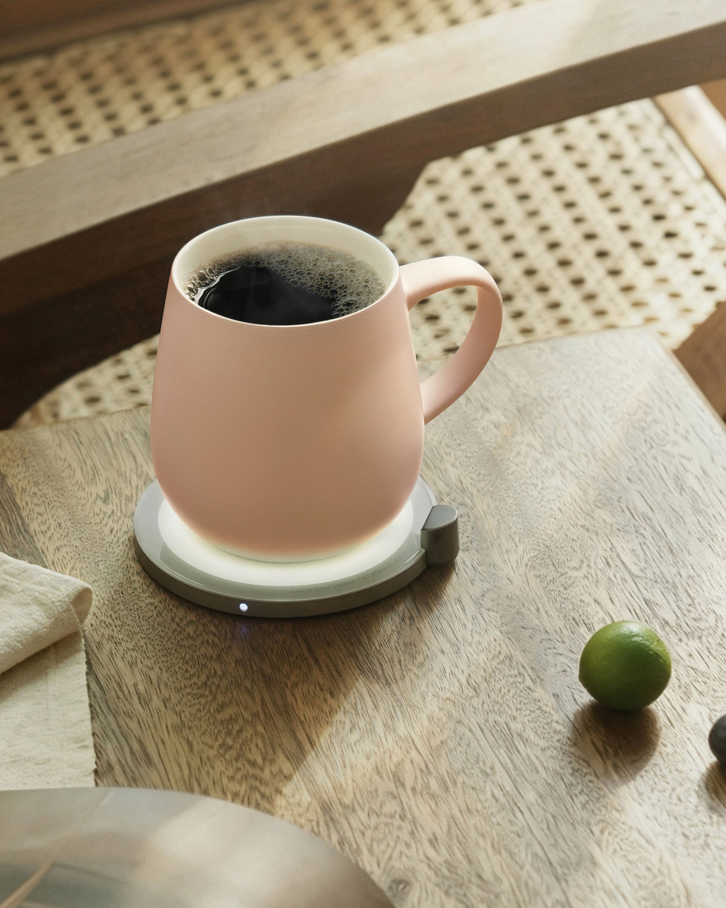 Ui Self-heating Mug Set -Rosy Apricot