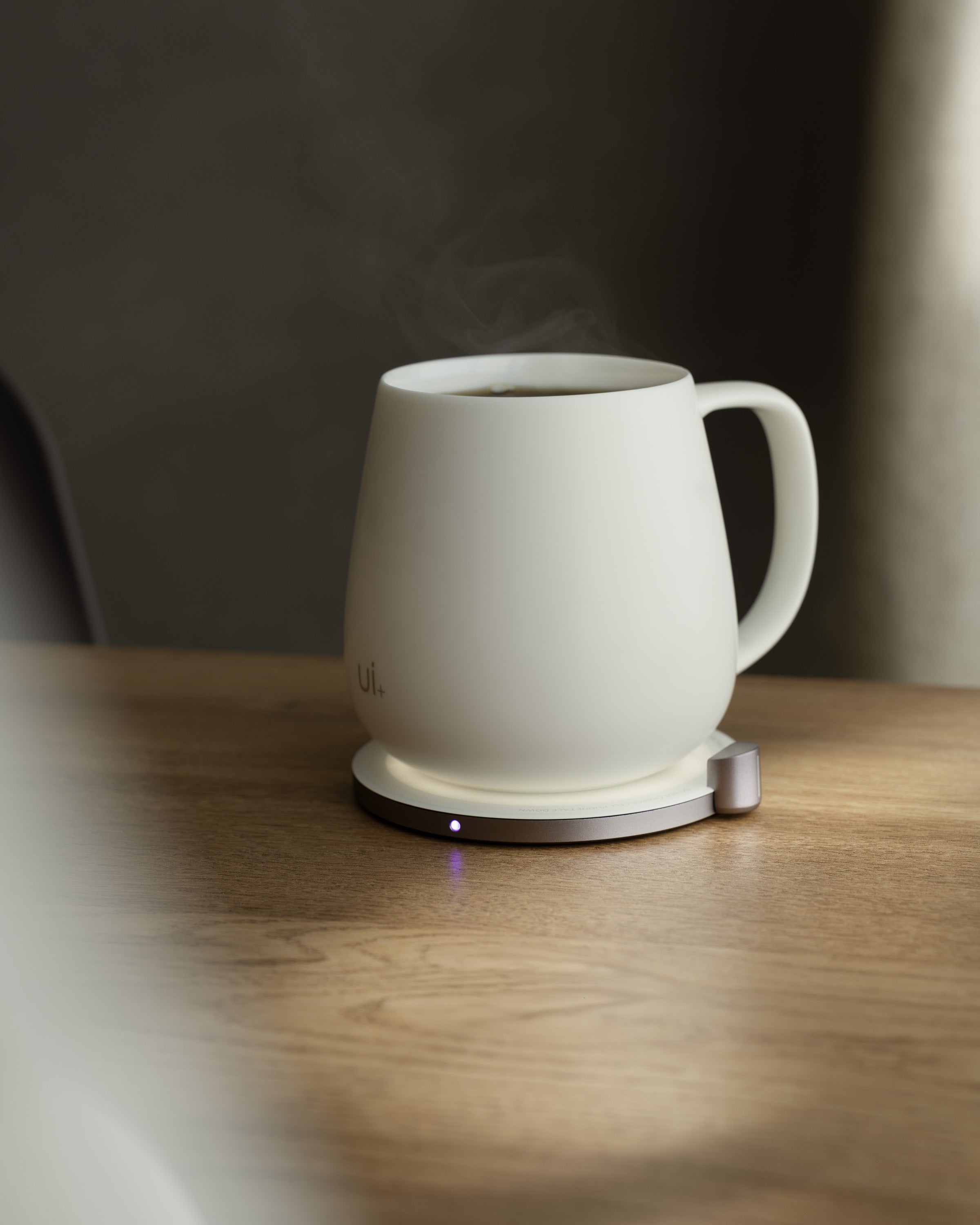 Ui+ Self-heating Mug Set - Jasmine White