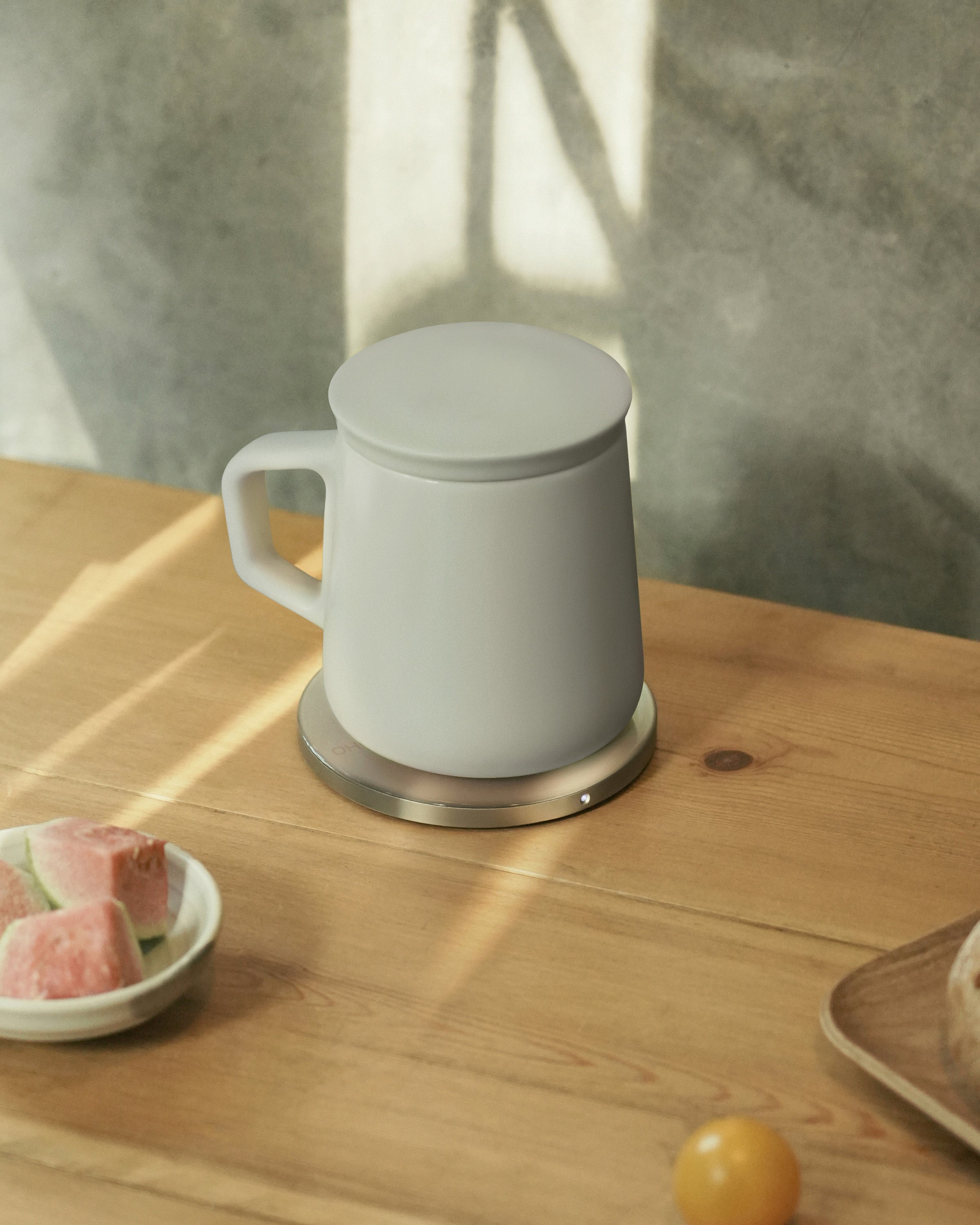 Neo Self-heating Mug Set - Soft Gray