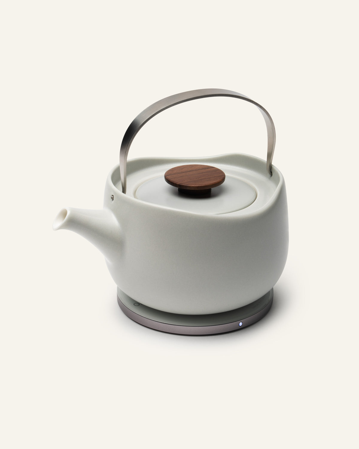 Leiph Self-heating Teapot Set - Soft Gray