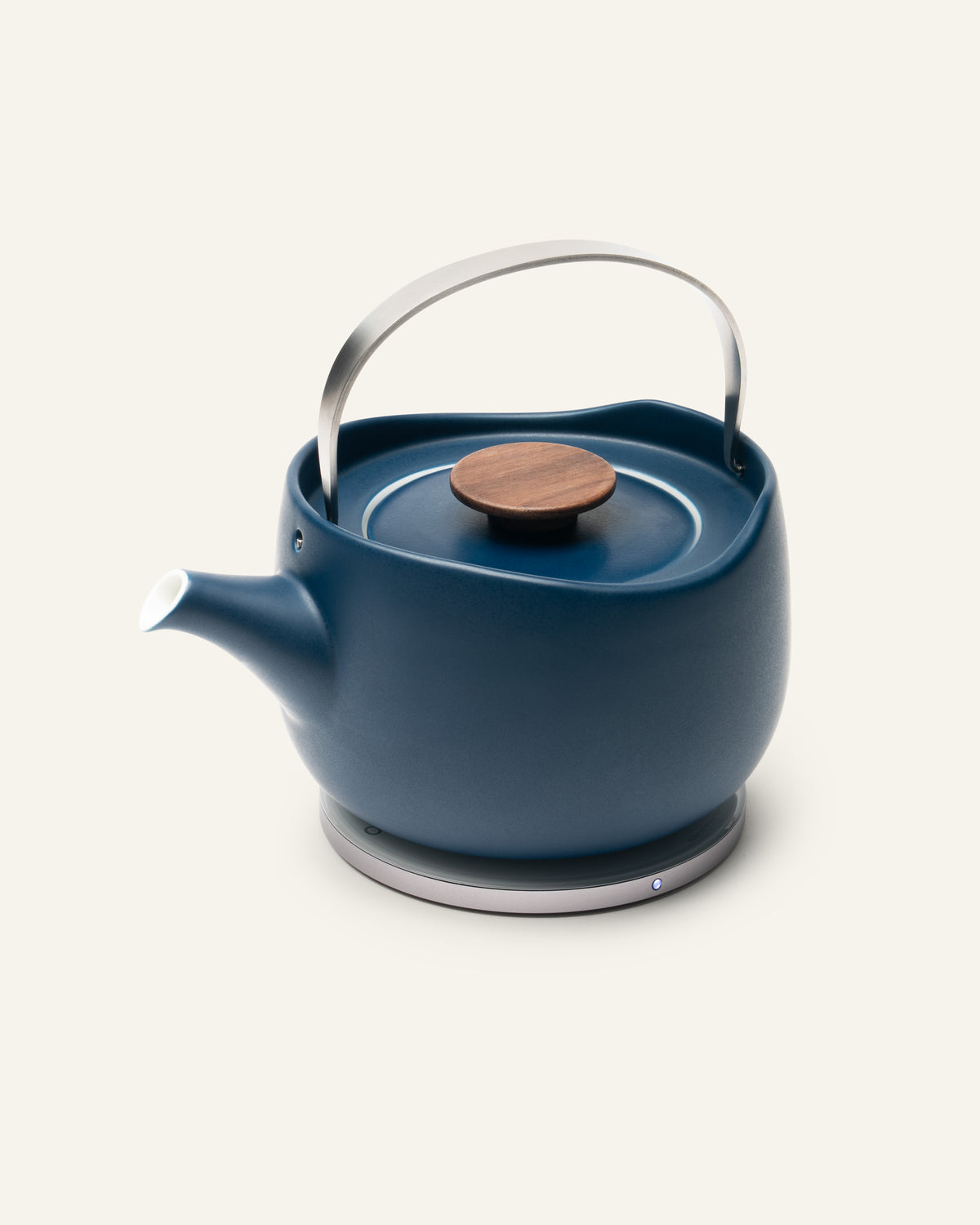 Leiph Self-heating Teapot Set - Deep Navy