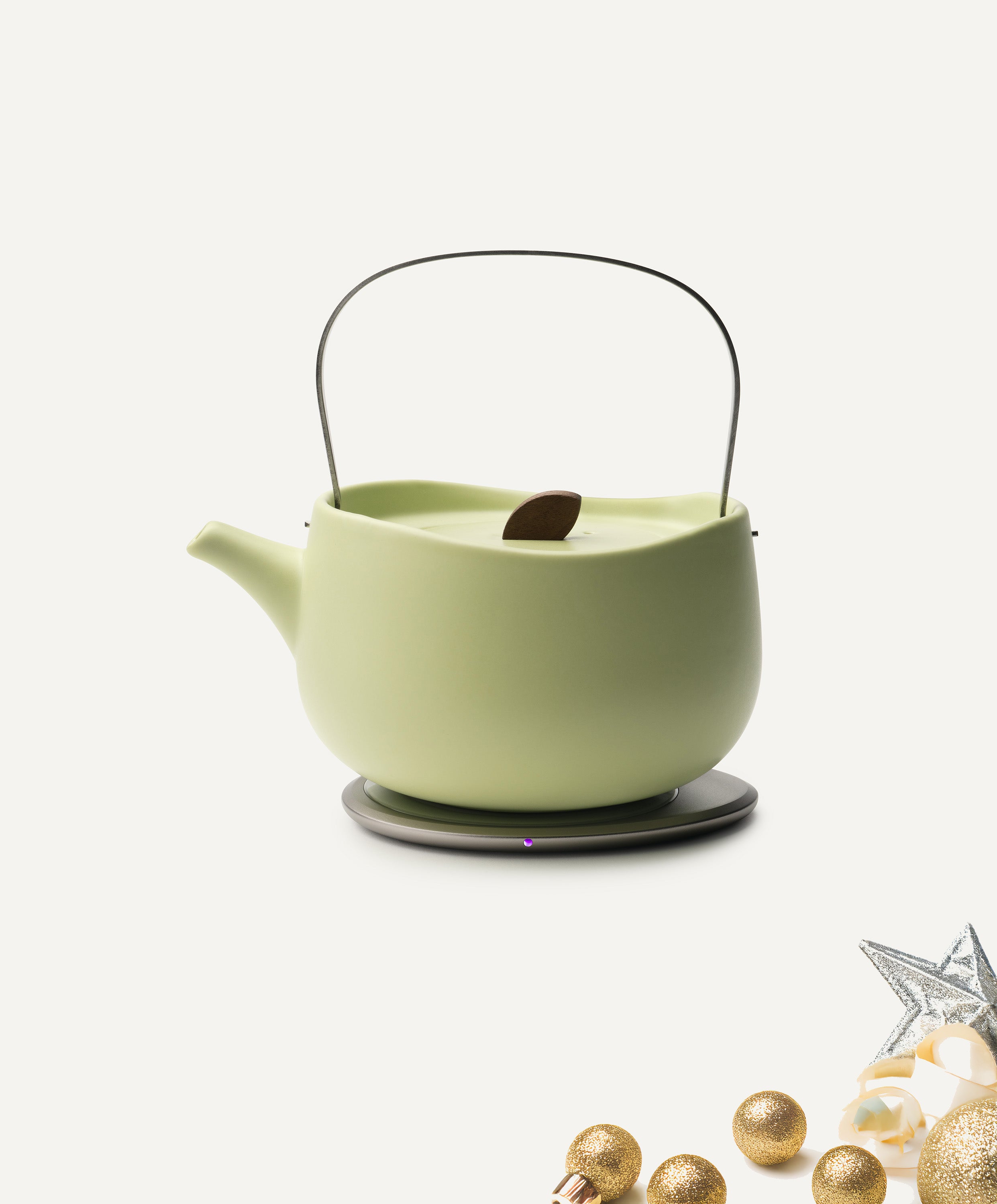Leiph Self-heating Teapot Set - Verde Green