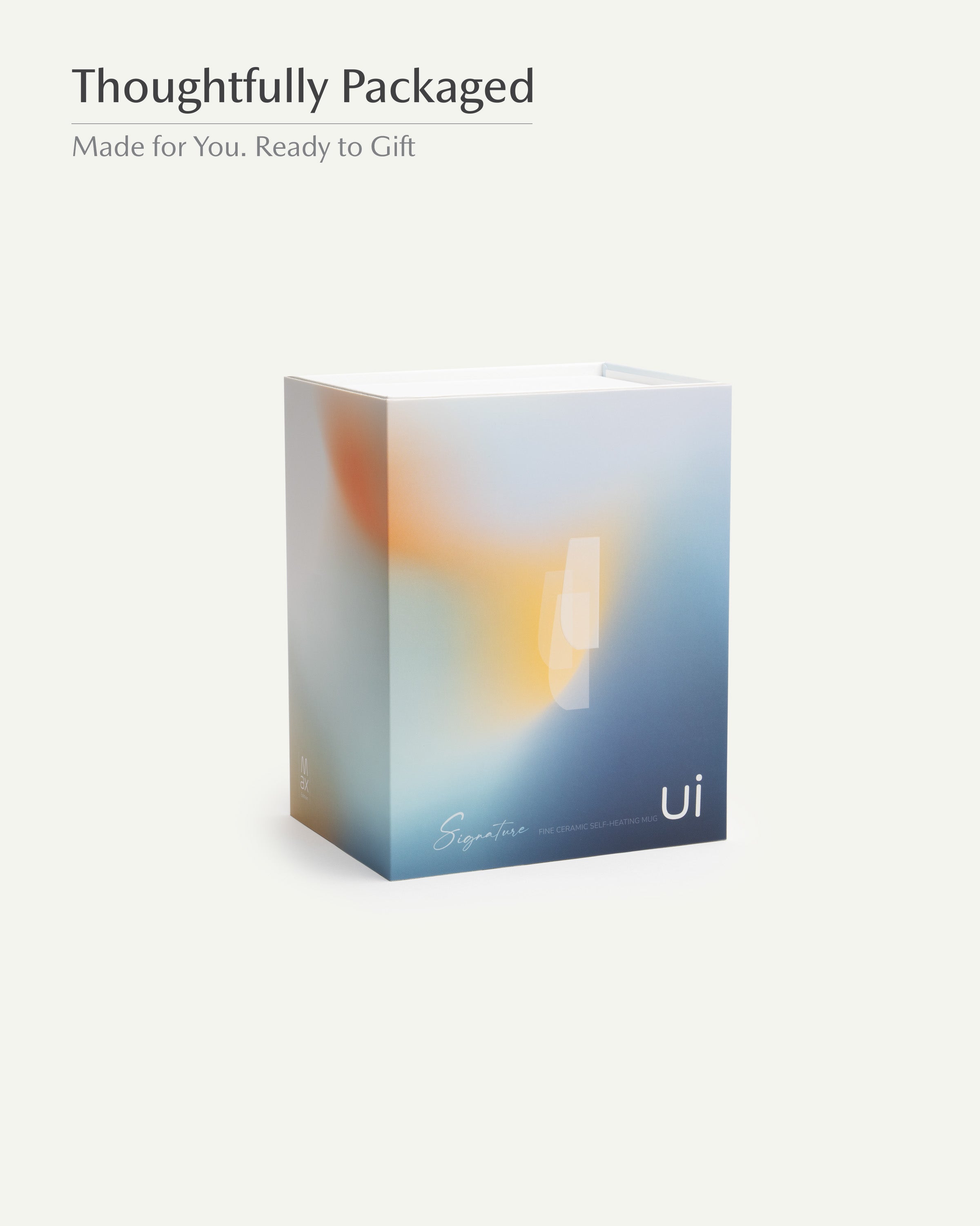 Ui Self-heating Mug Set - Deep Navy