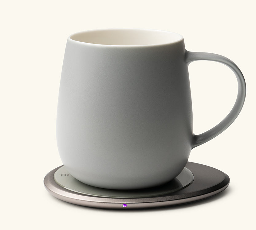 Ui 3 Self-Heating Ceramic Mug 12 fl oz / 355 mL in Soft Gray