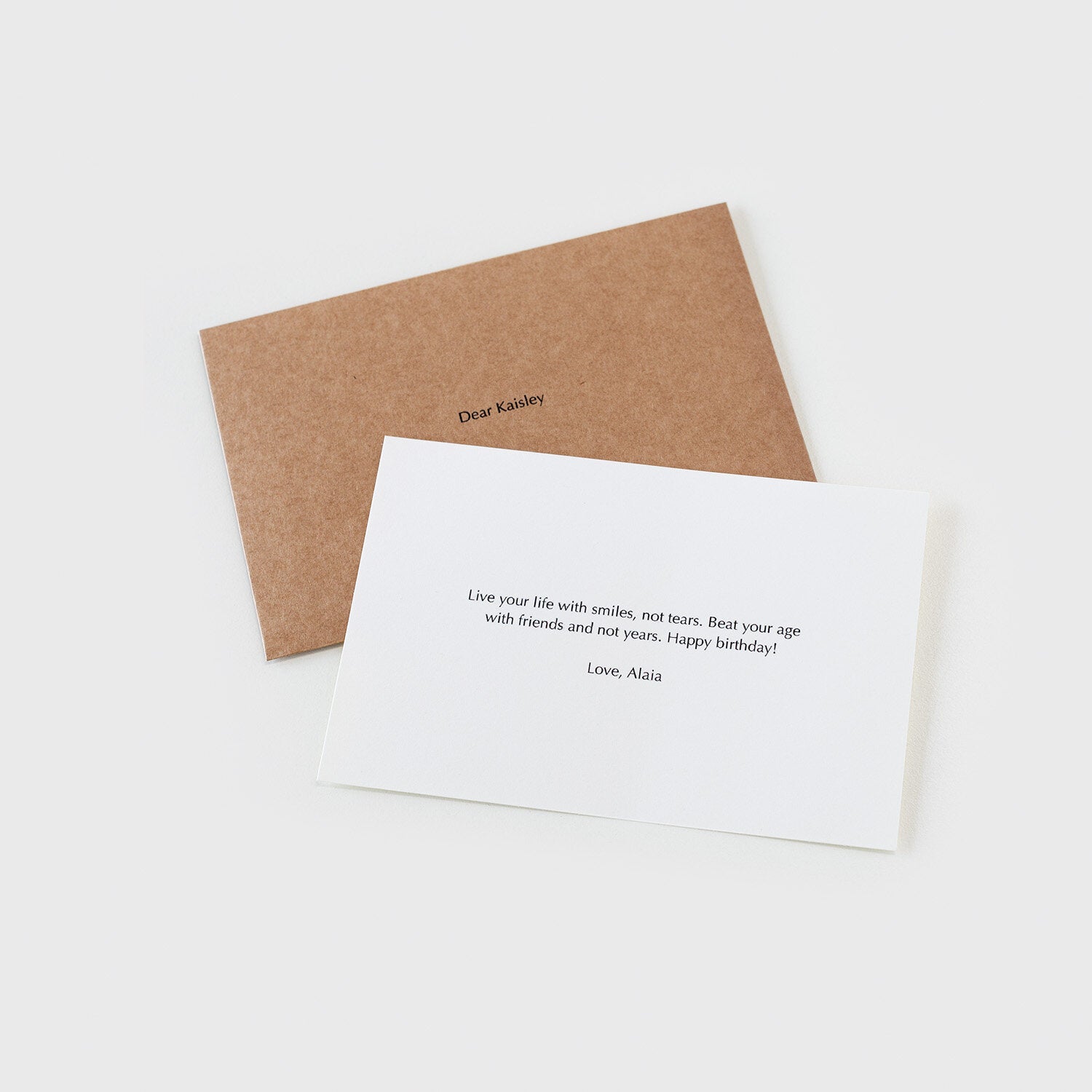 Gift Card with envelope