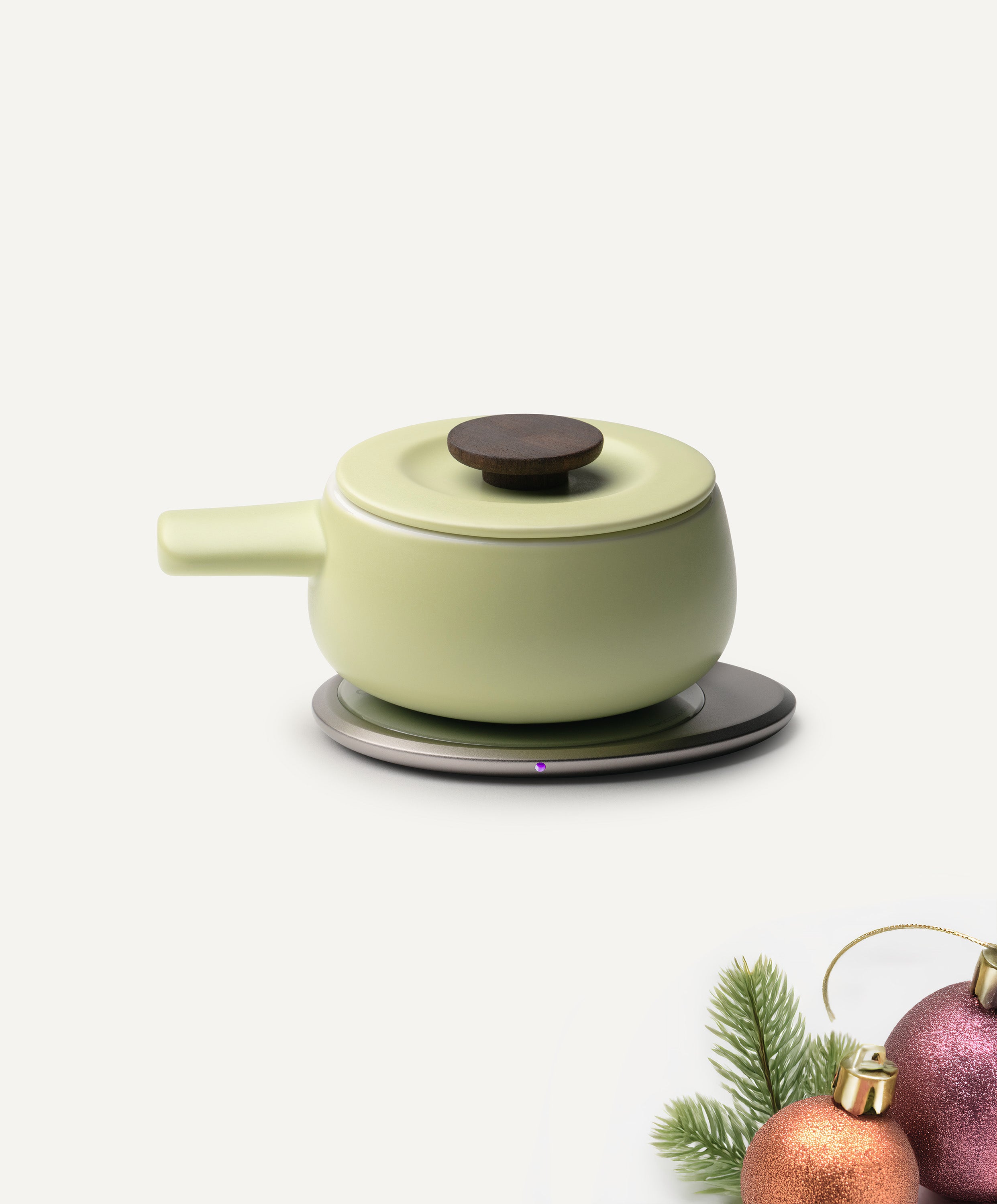 Fondi Self-heating Fondue Set - Verde Green