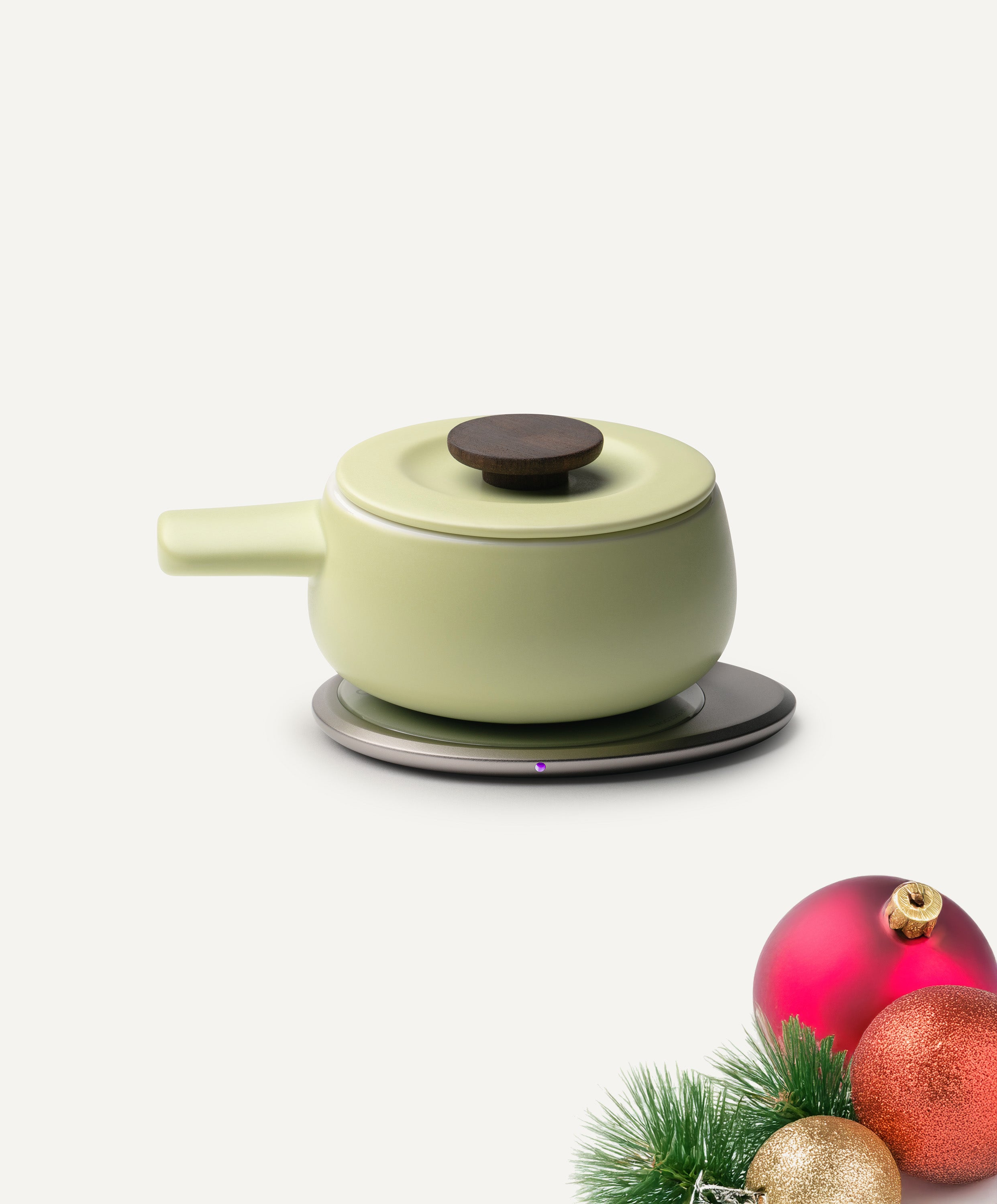 Fondi Self-heating Fondue Set - Verde Green