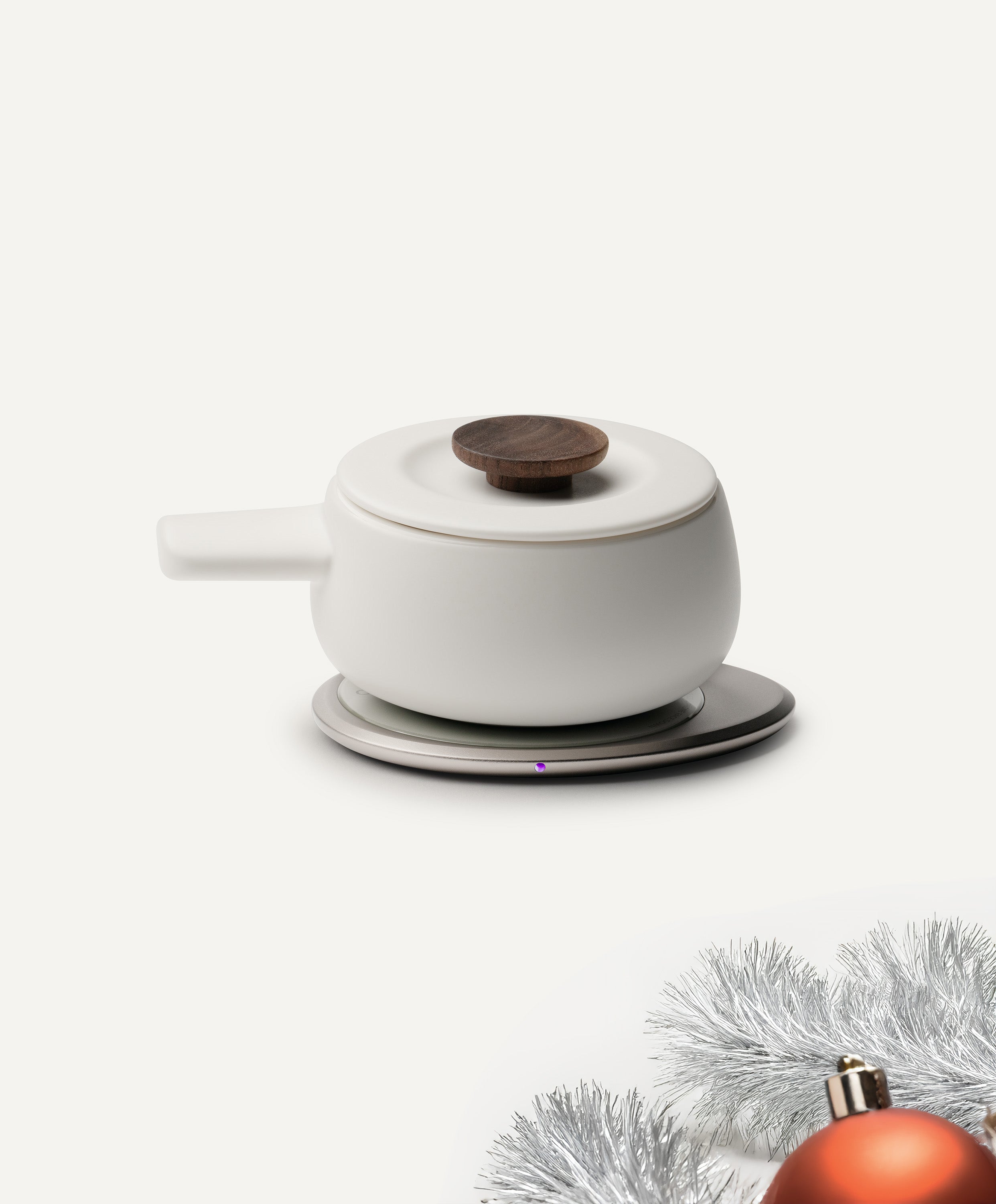 Fondi Self-heating Fondue Set - Jasmine White