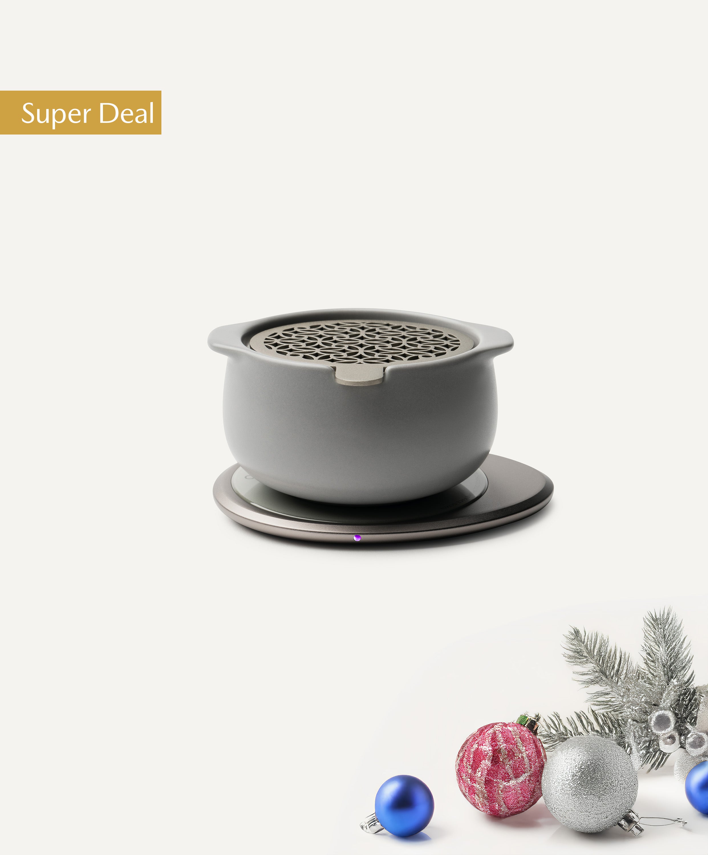 Jun Self-heating Diffuser Set - Soft Gray