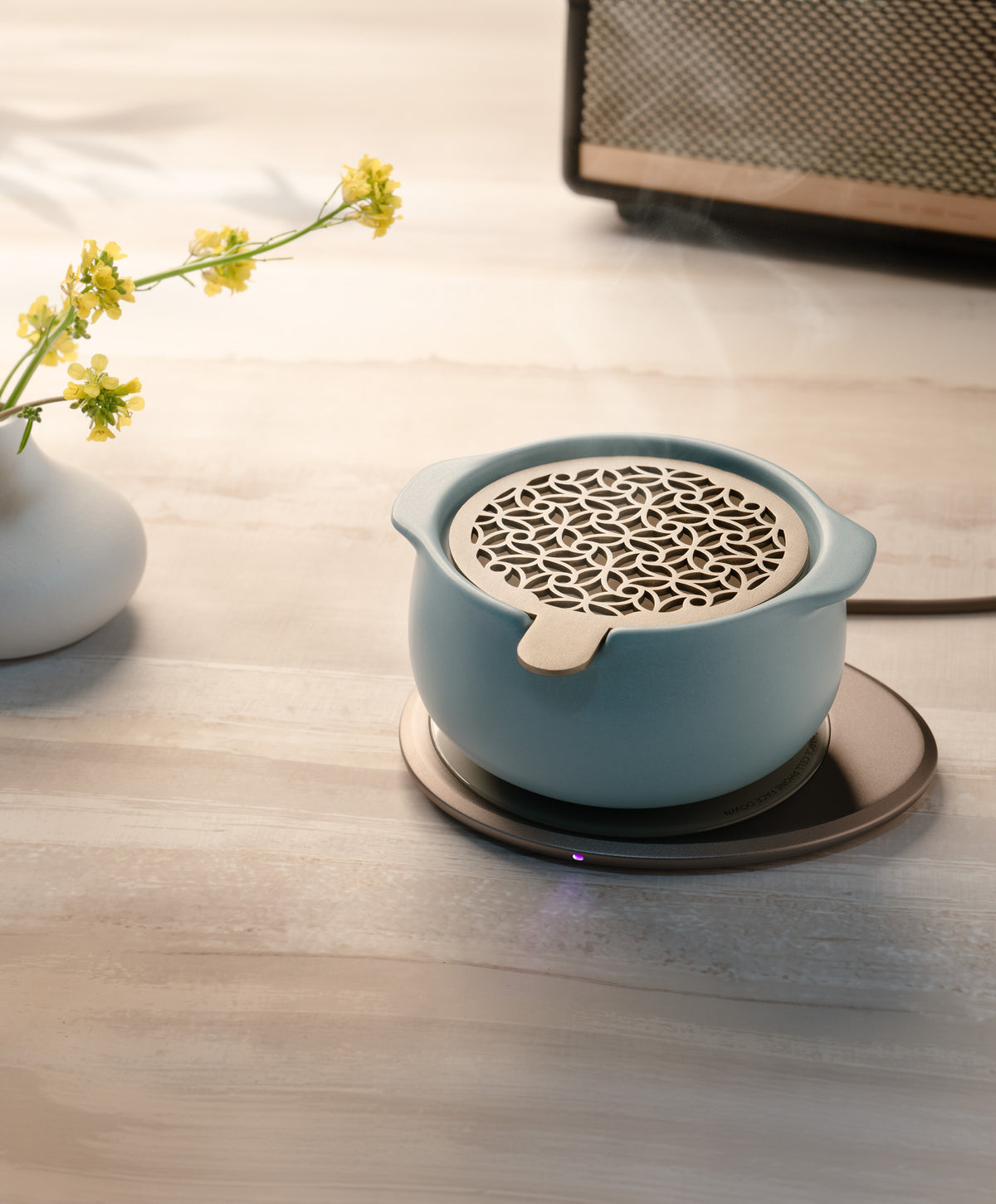 Diffusers Heating Element Jun Self-heating Diffuser Set - Moonmist Blue