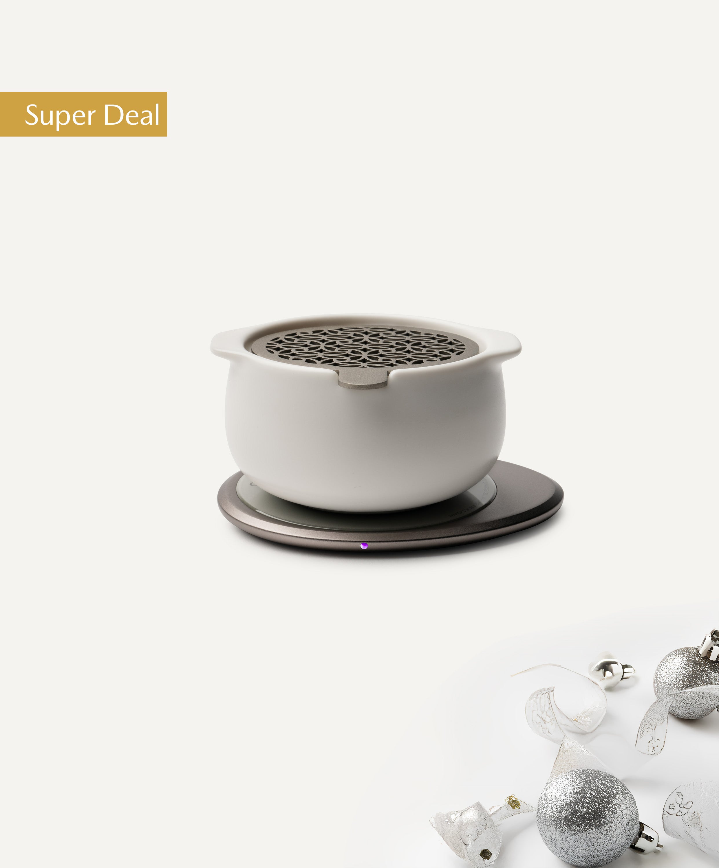 Jun Self-heating Diffuser Set - Jasmine White