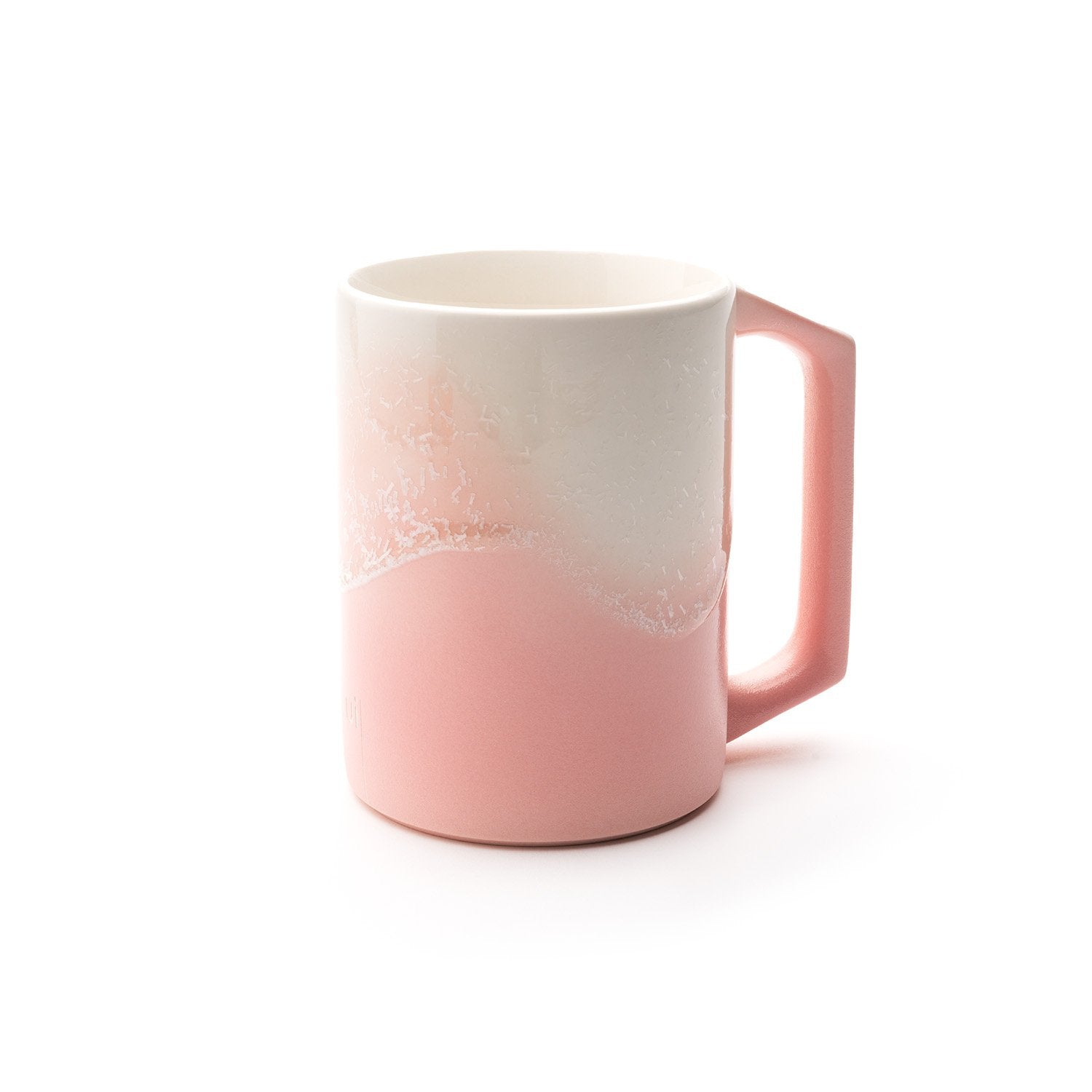 Pink mug with design