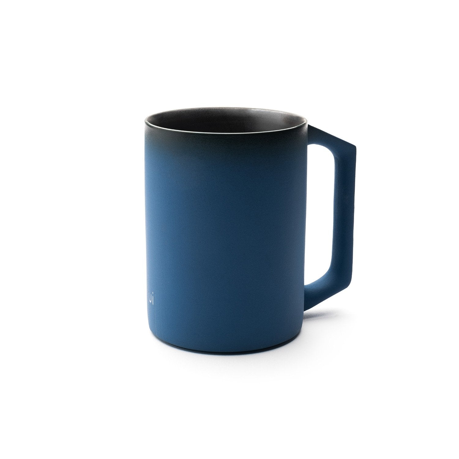 Blue mug with design