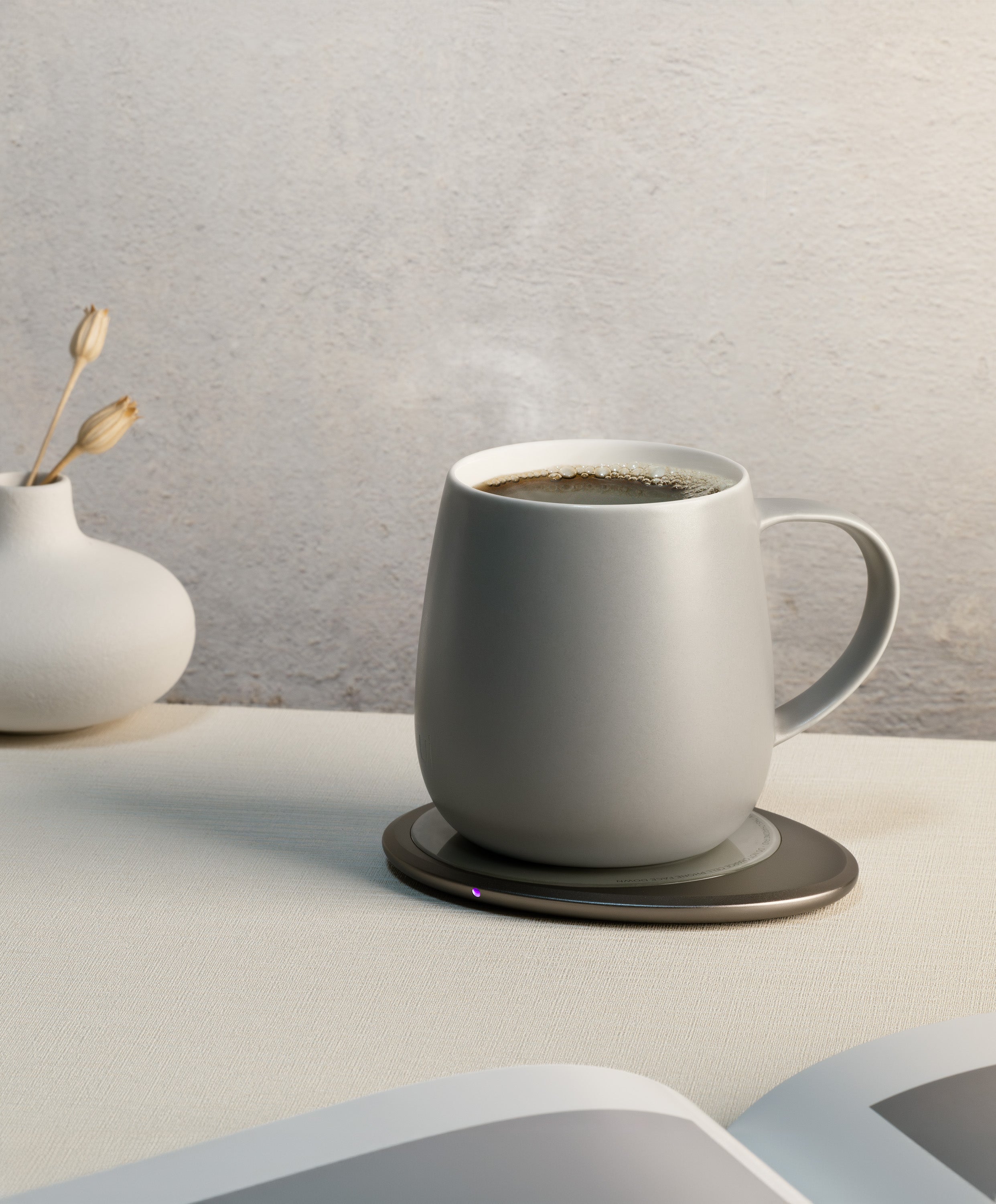 Ui 3 Self-heating Mug Set - Soft Gray