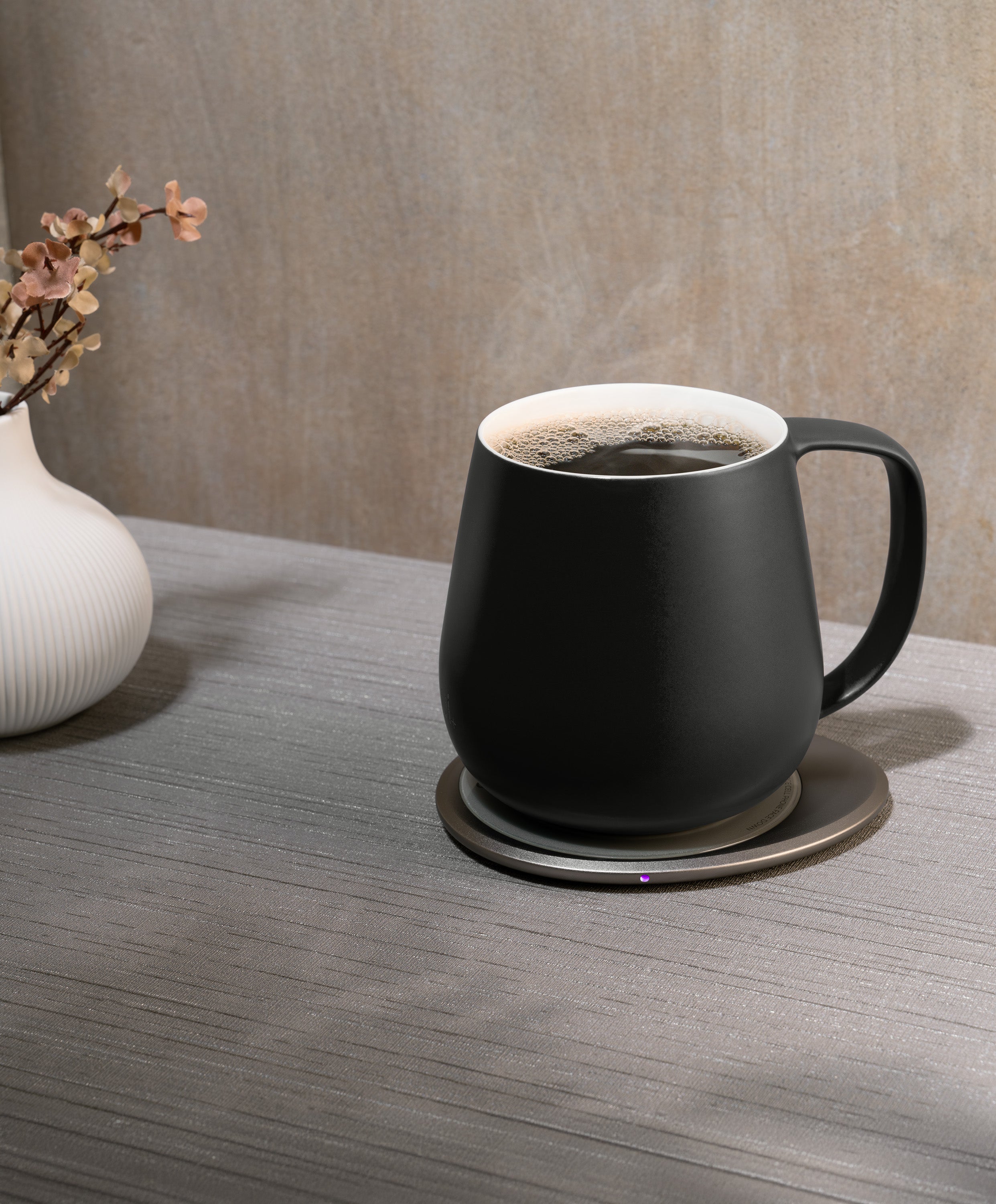 Ui+ Self-heating Mug Set - Inkstone Black