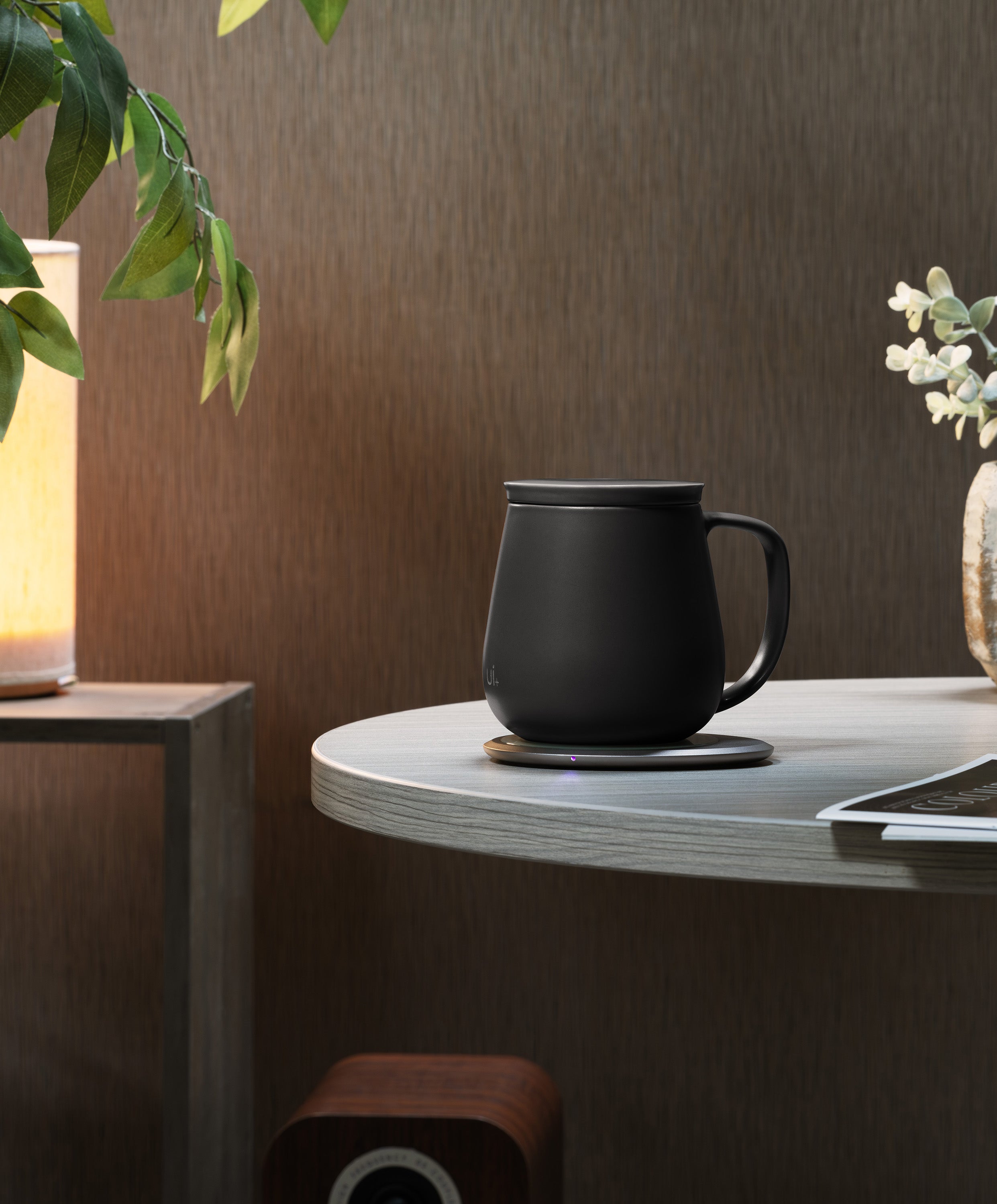 Ui+ Self-heating Mug Set - Inkstone Black