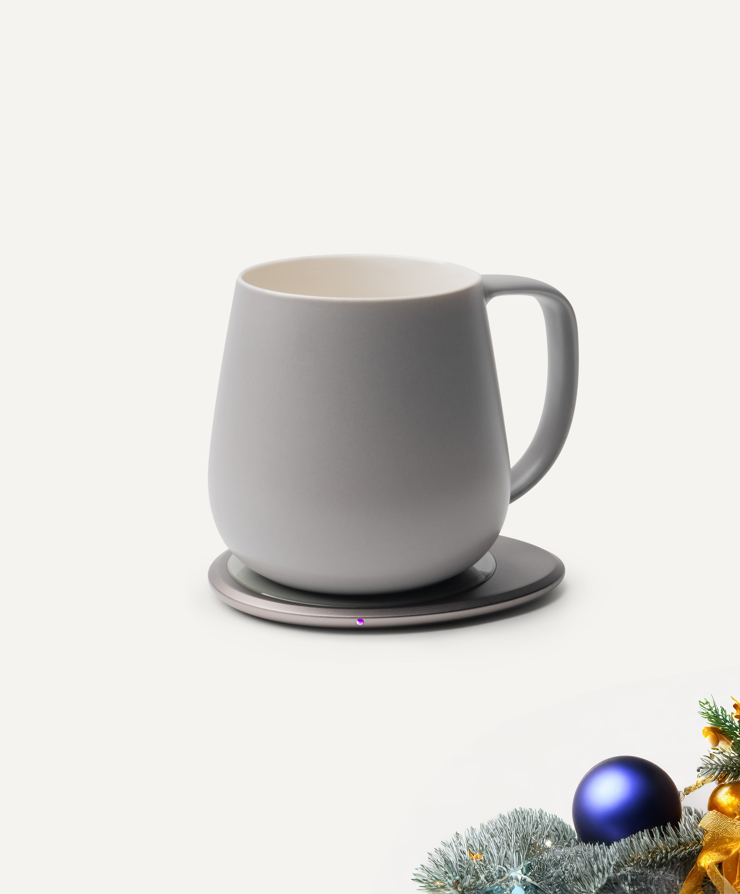 Ui+ Self-heating Mug Set - Soft Gray