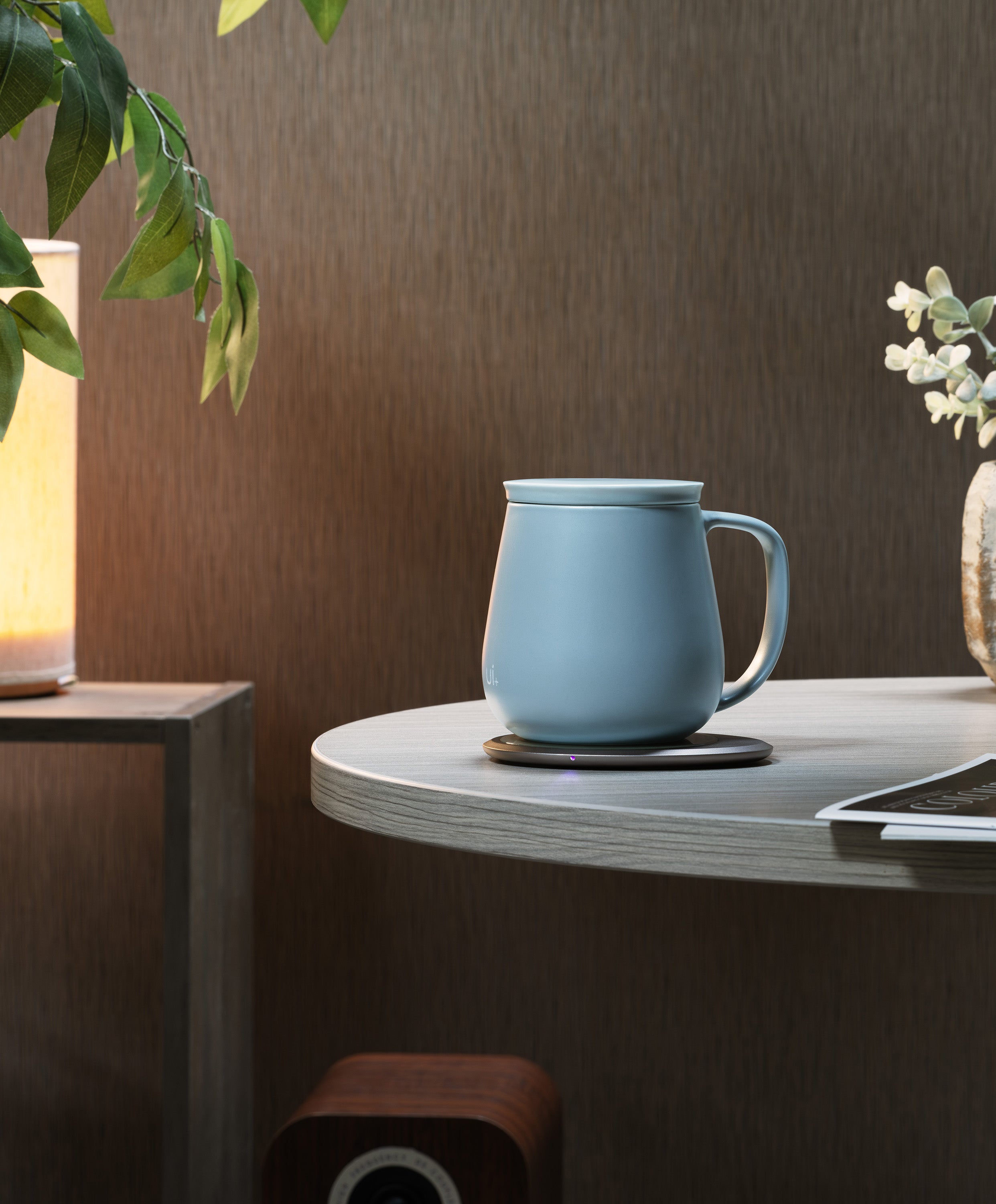 Ui+ Self-heating Mug Set - Moonmist Blue