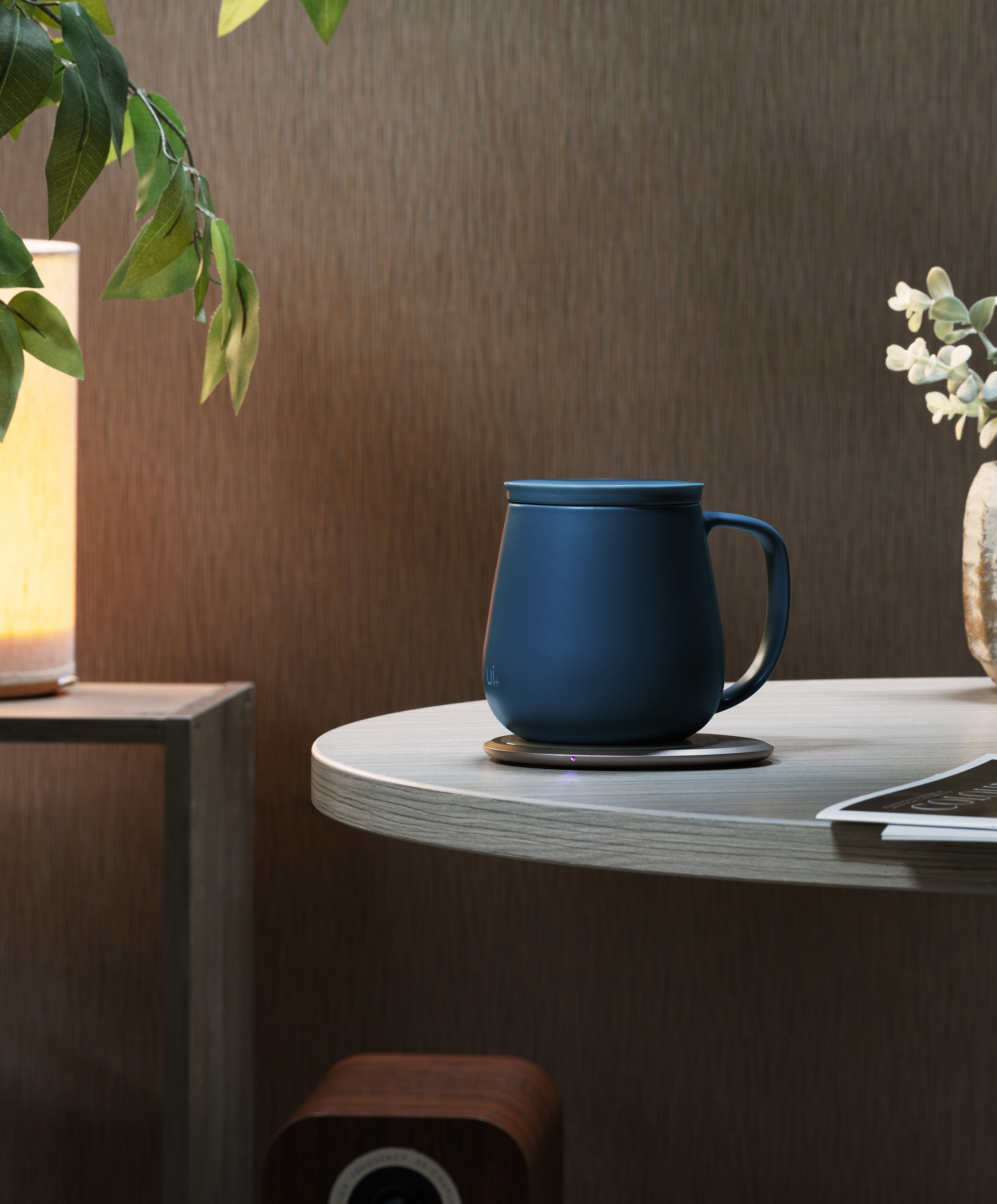 Ui+ Self-heating Mug Set - Deep Navy