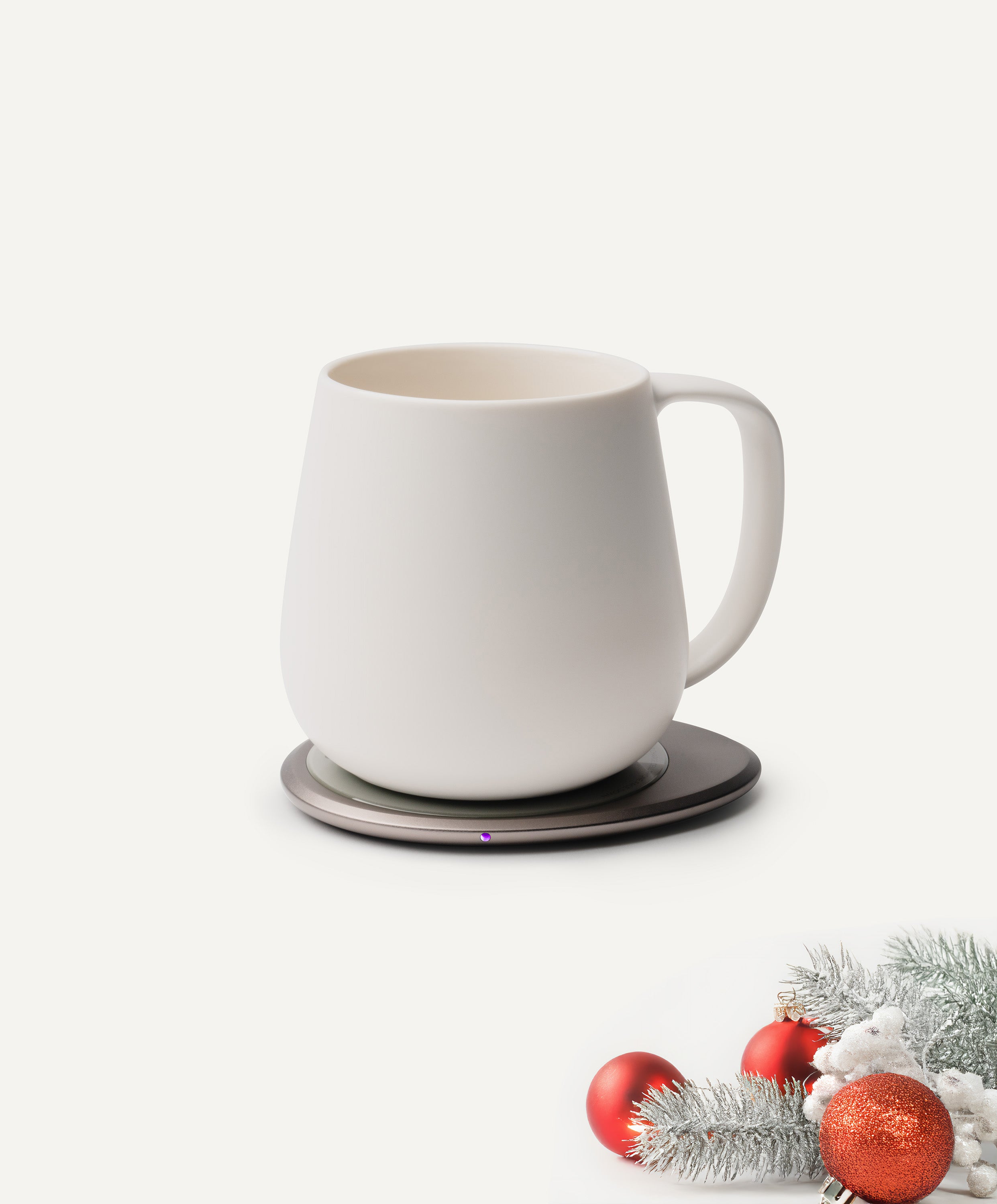 Ui+ Self-heating Mug Set - Jasmine White