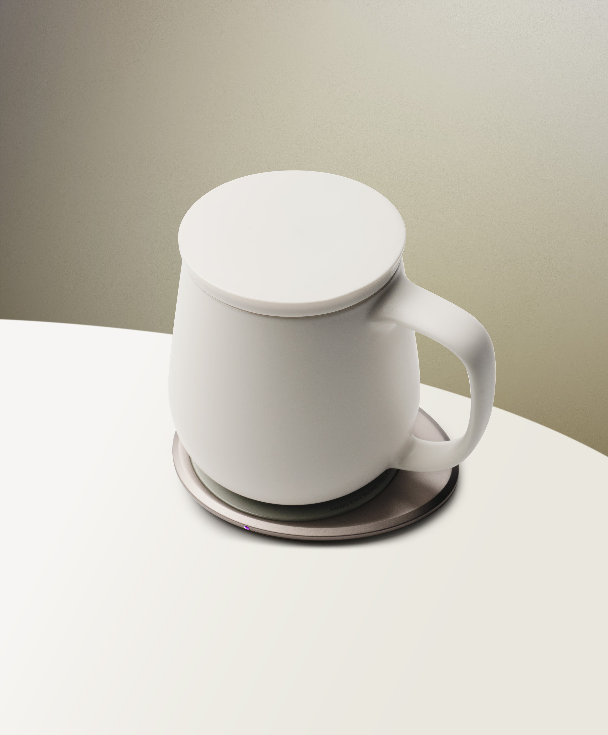 Ui+ Self-heating Mug Set - Jasmine White