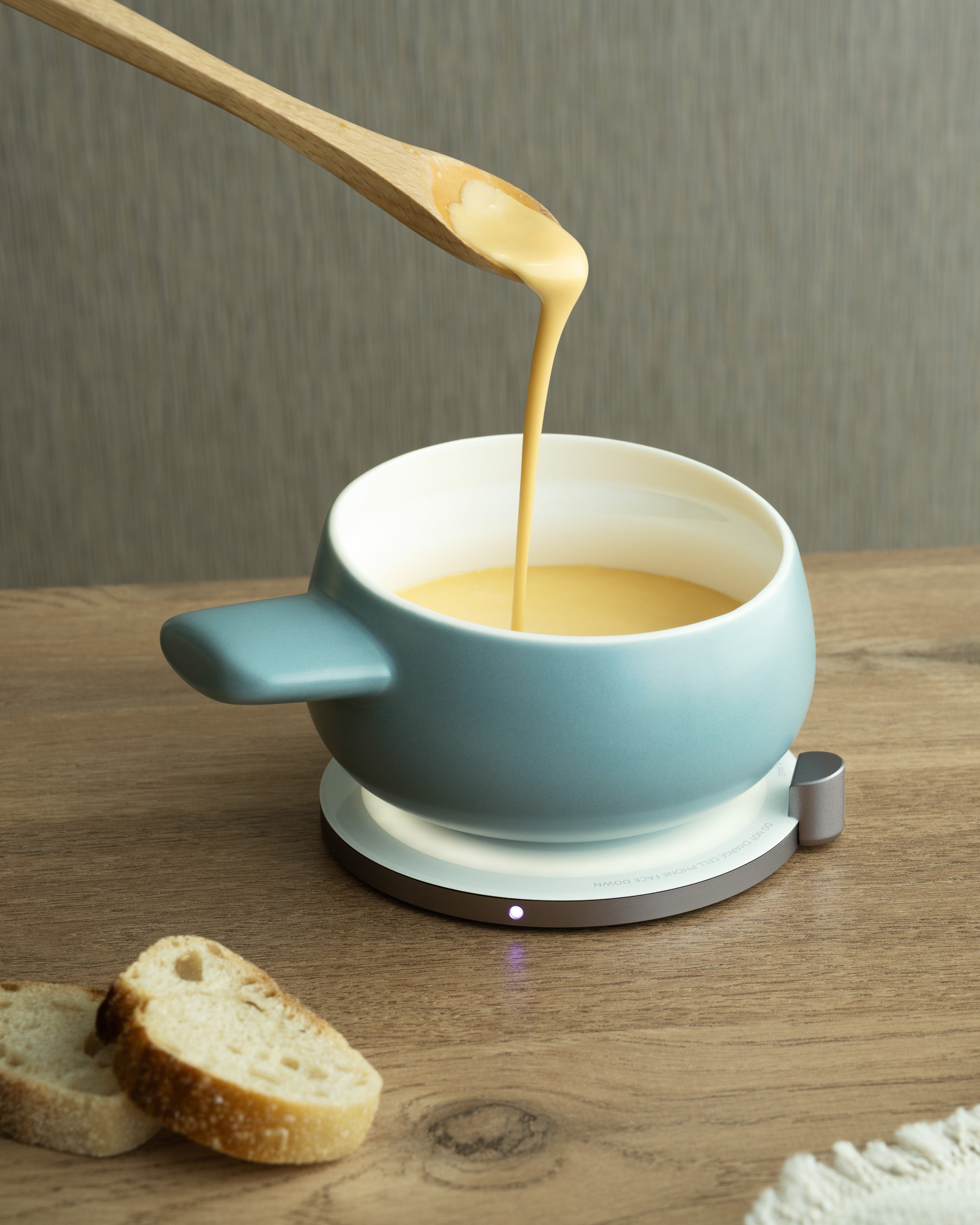 Fondi Self-heating Fondue Set - Moonmist Blue