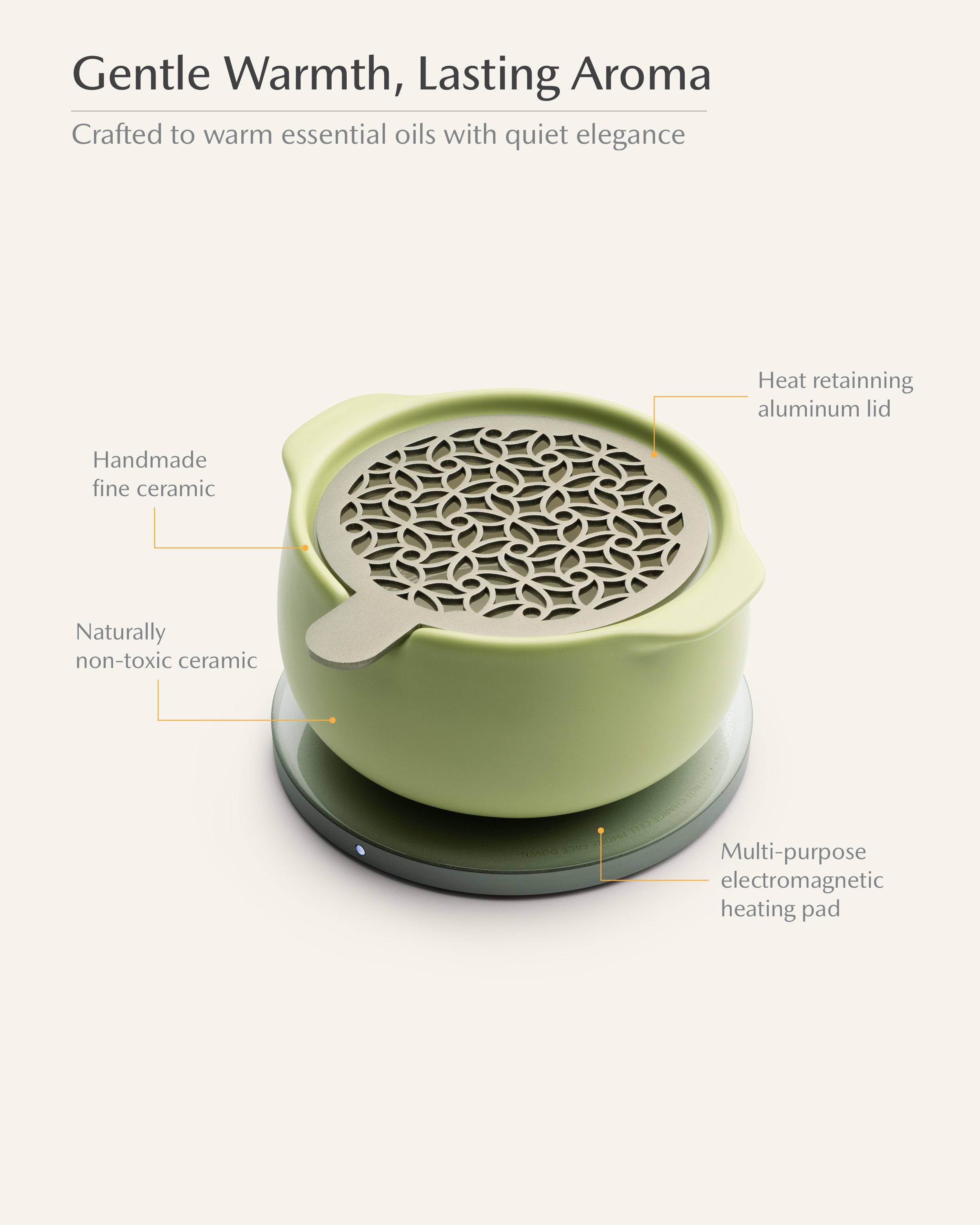 Jun Self-heating Diffuser Set - Verde Green