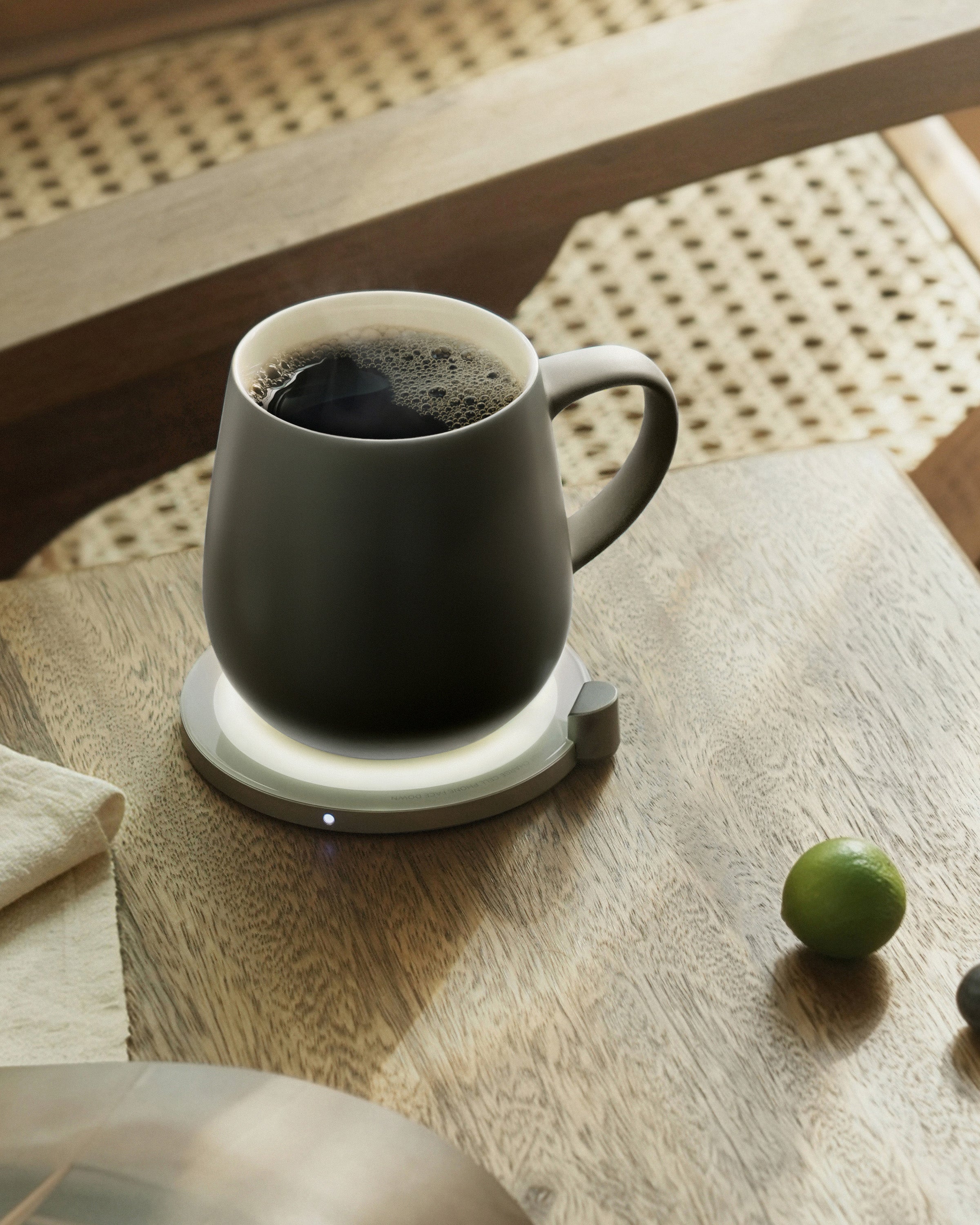 Ui Self-heating Mug Set - Inkstone Black