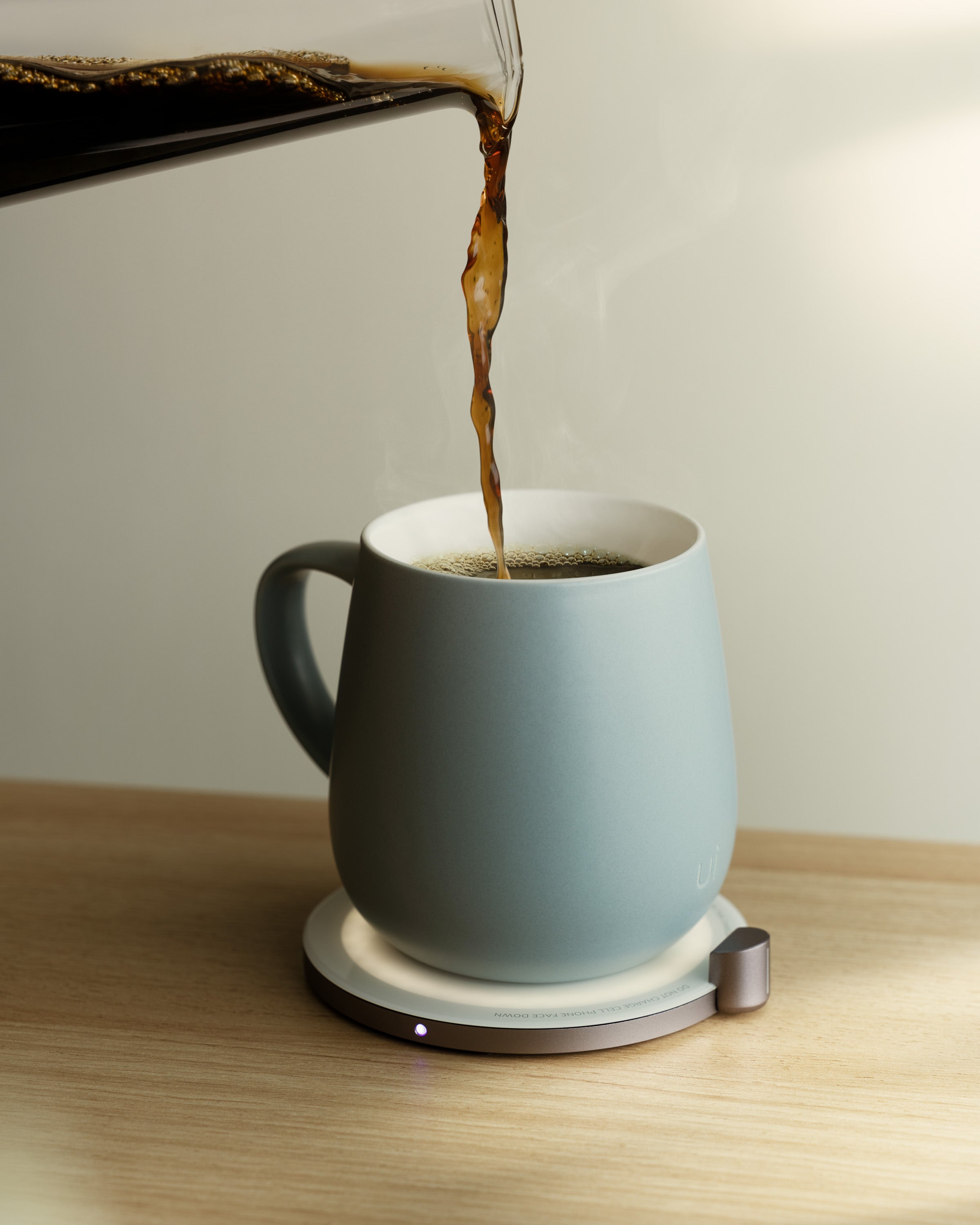 Ui Self-heating Mug Set - Moonmist Blue