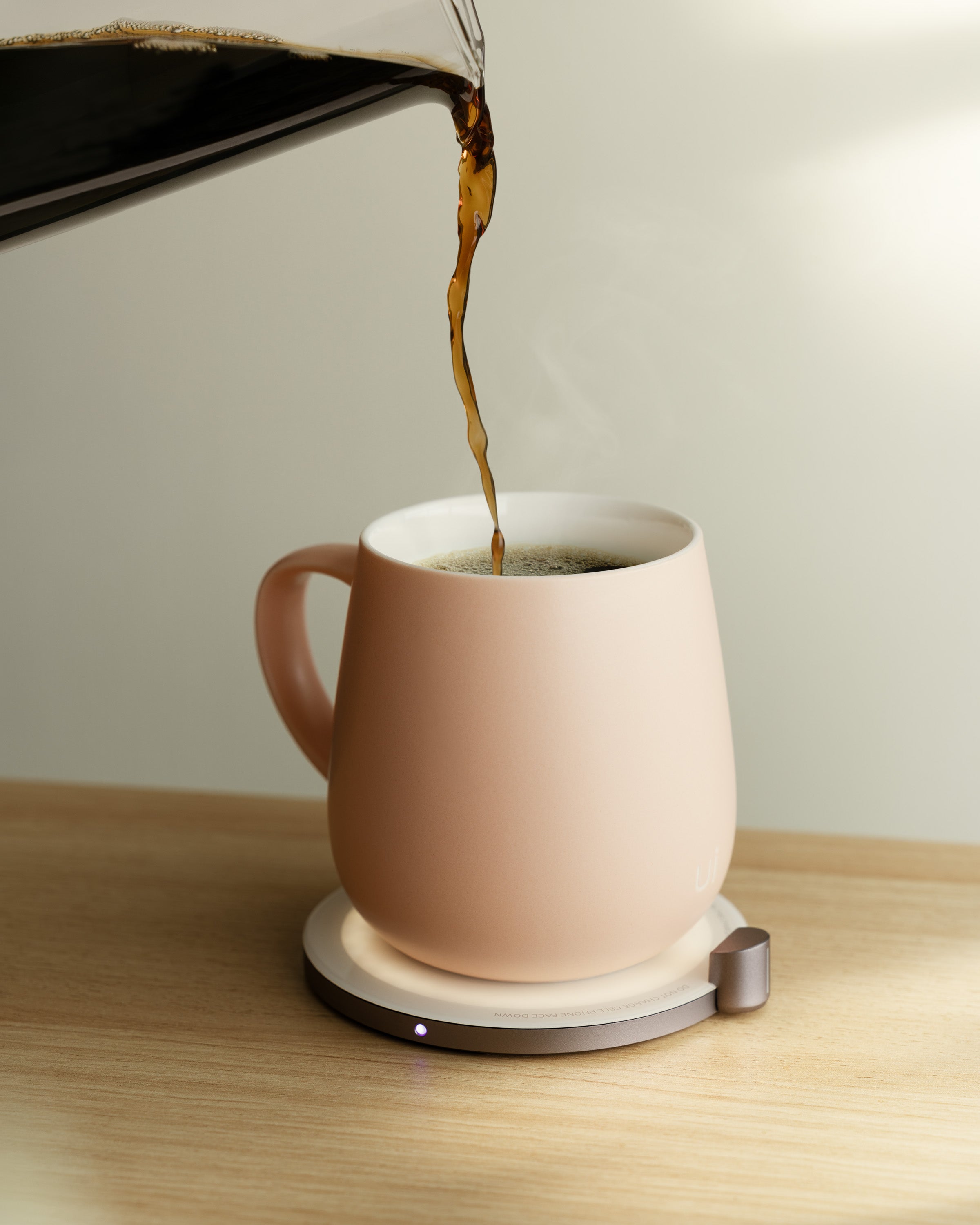 Ui Self-heating Mug Set -Rosy Apricot