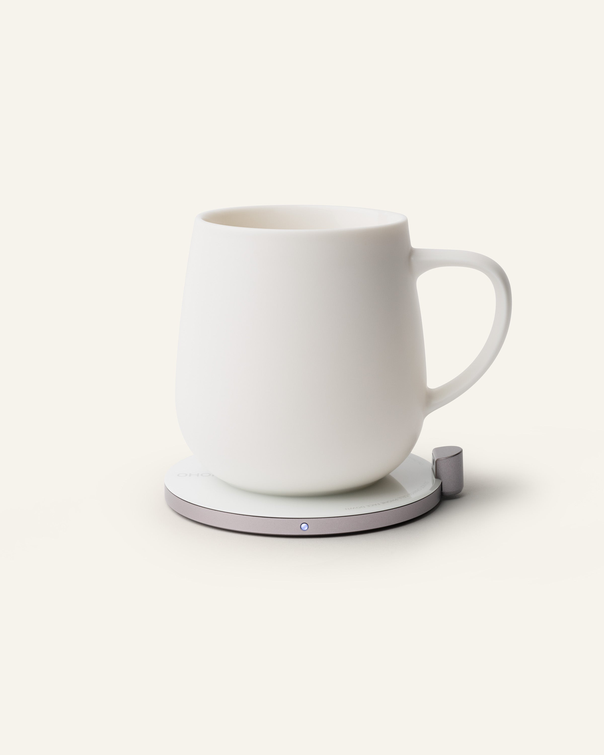 Ui Self-heating Mug Set - Jasmine White