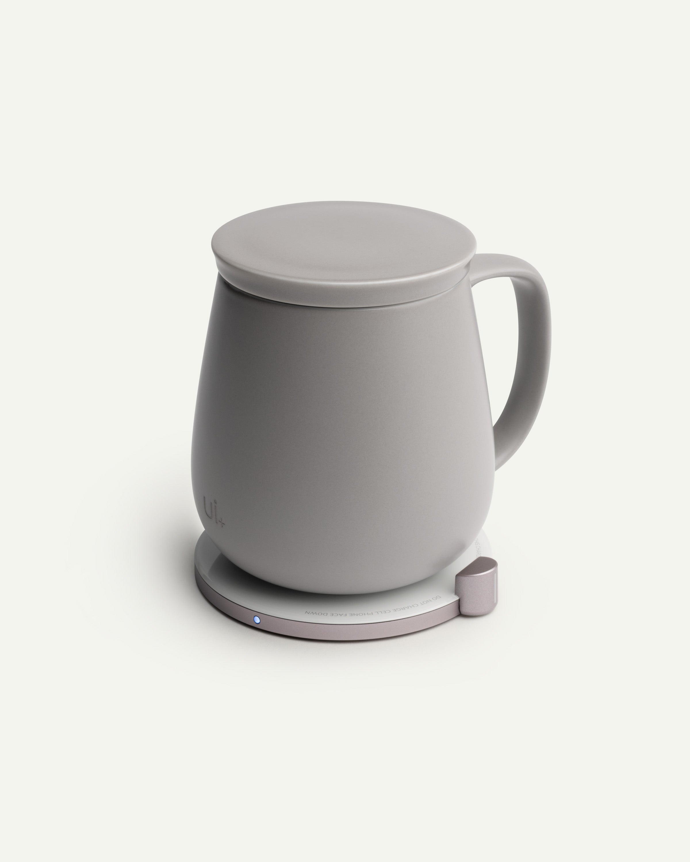 Ui+ Self-heating Mug Set - Soft Gray