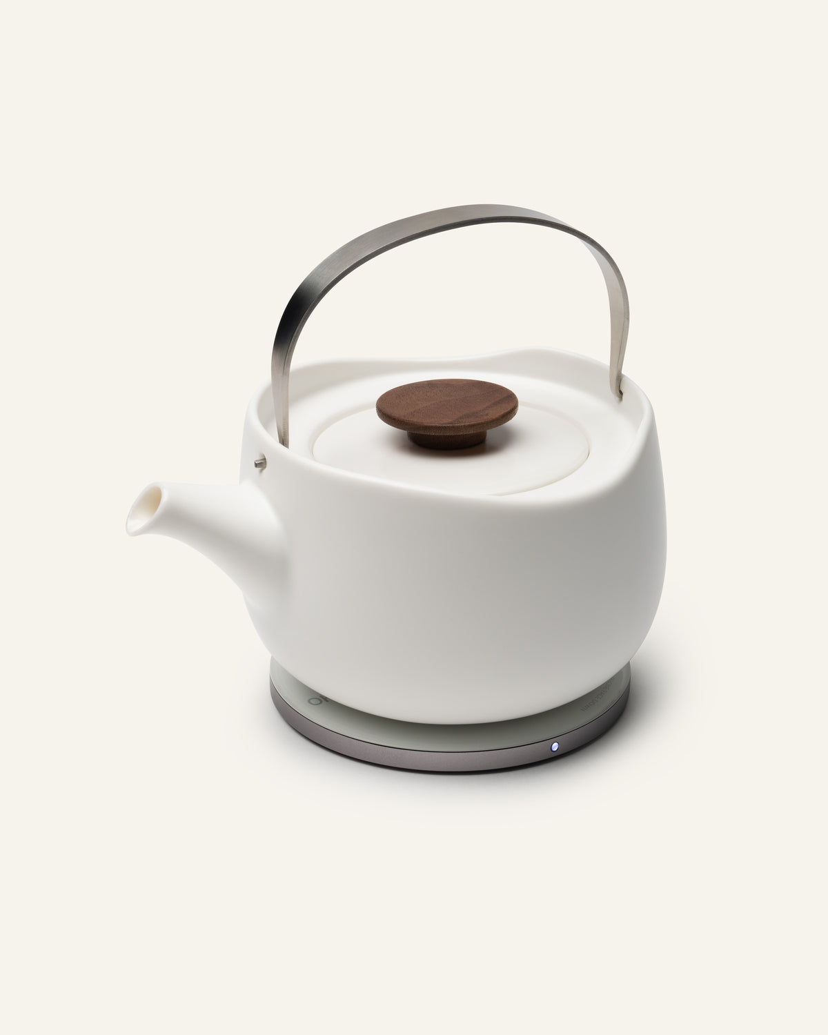Leiph Self-heating Teapot Set - Jasmine White
