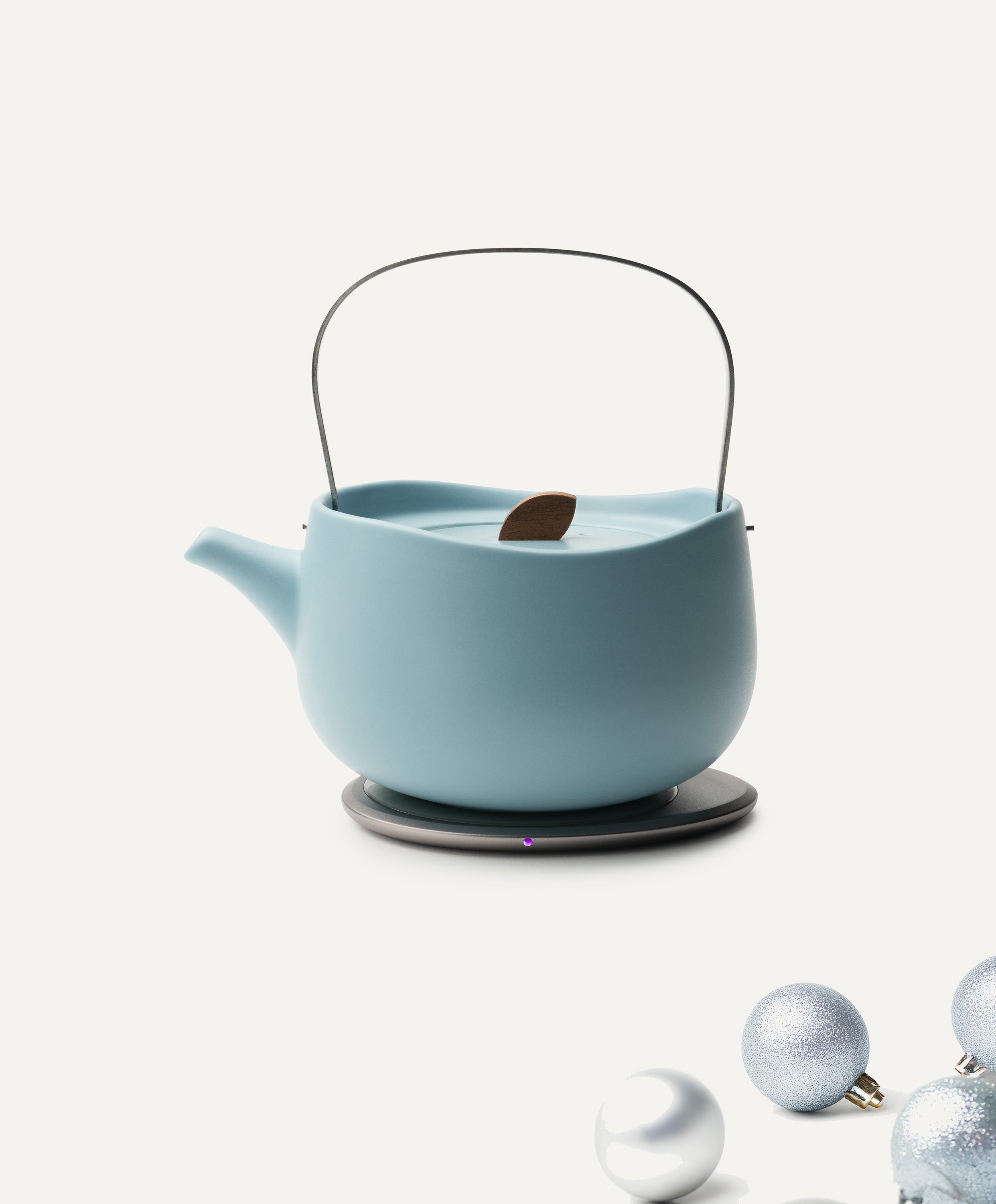 Leiph Self-heating Teapot Set - Moonmist Blue