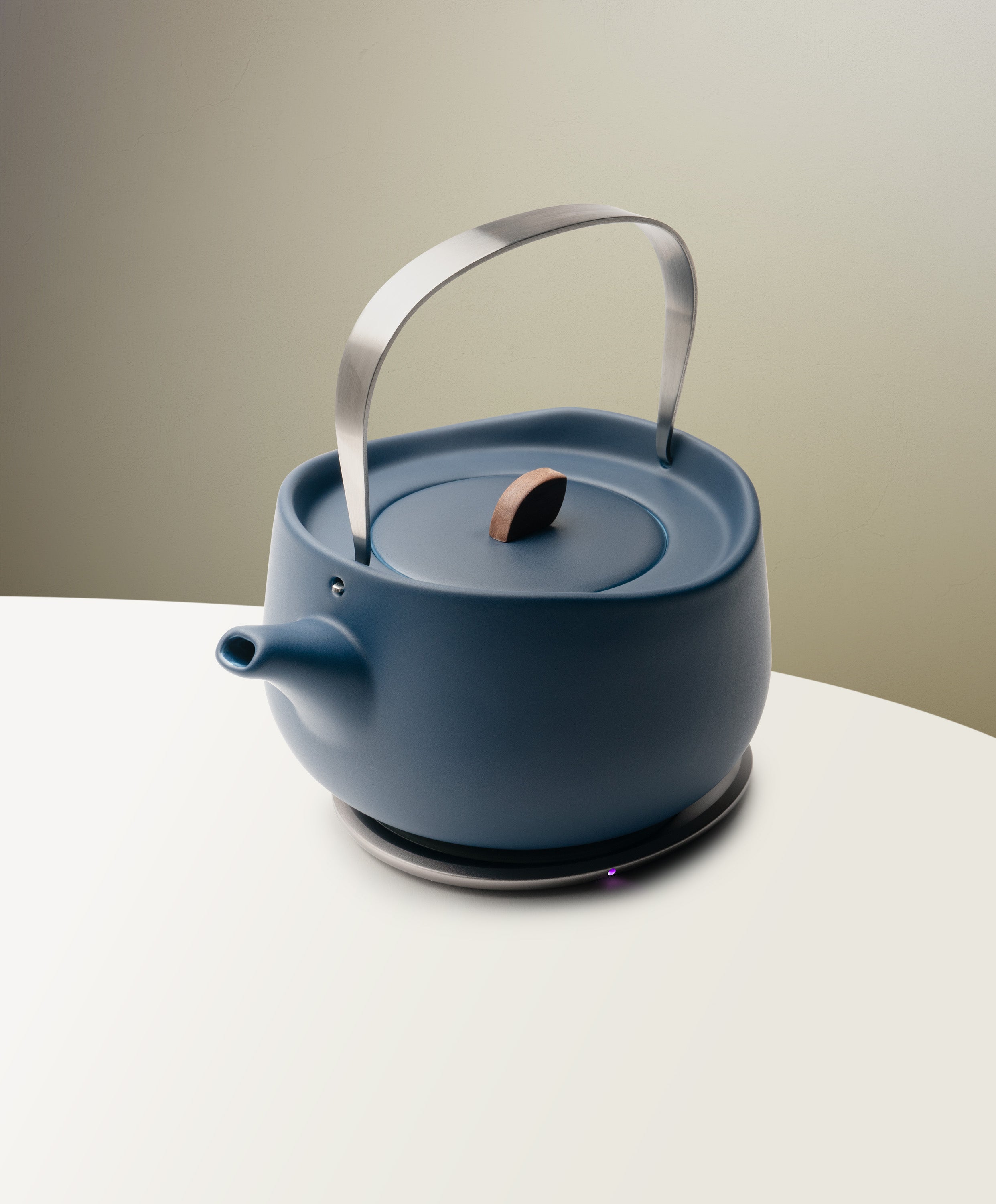 Leiph Self-heating Teapot Set - Deep Navy