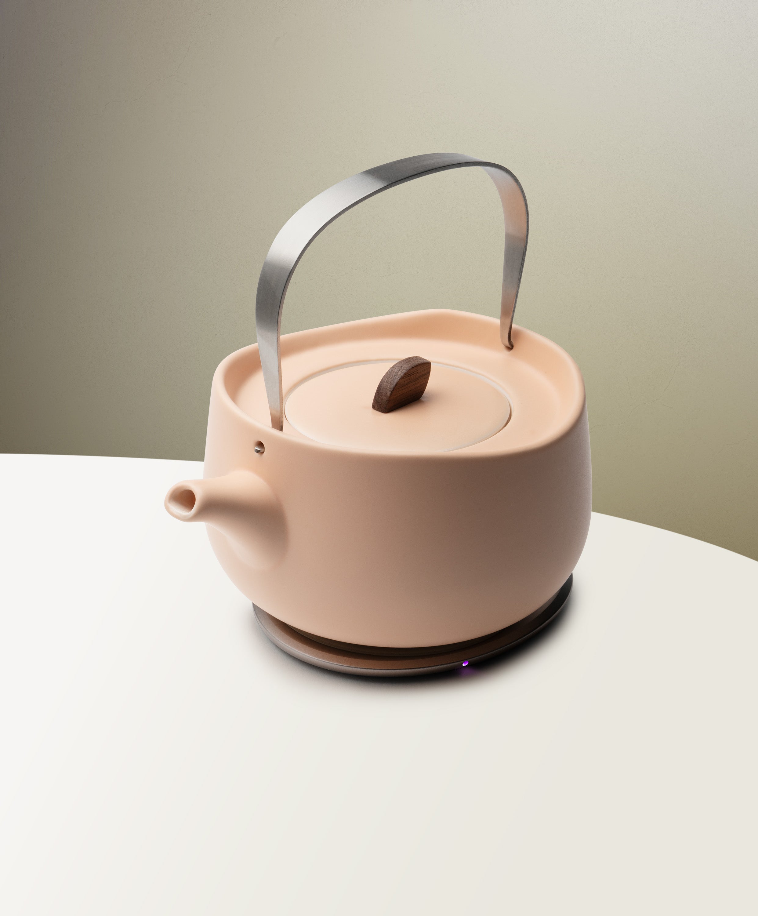 Leiph Self-heating Teapot Set - Rosy Apricot