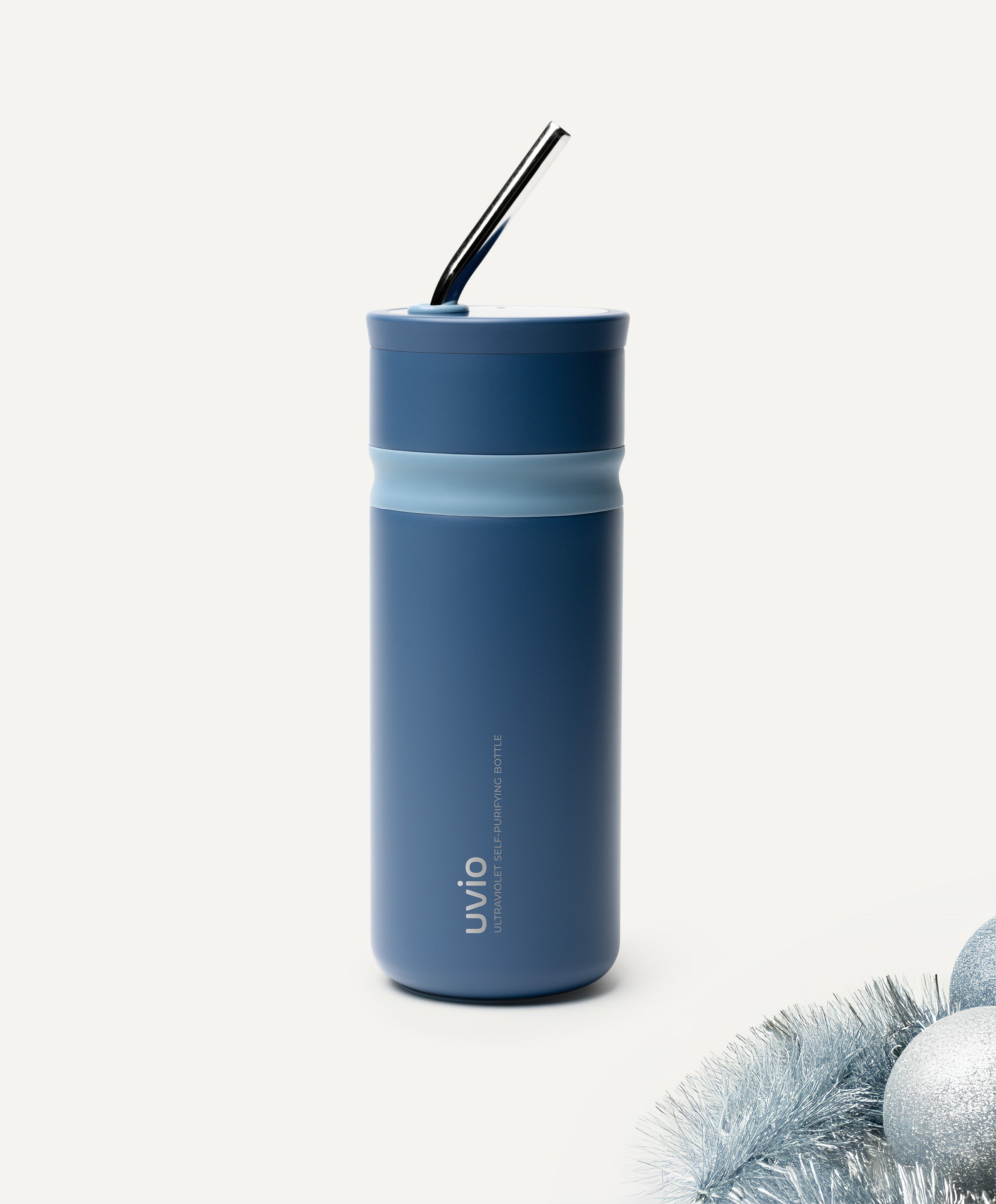 Uvio Self-purifying Water Bottle - Picasso Blue