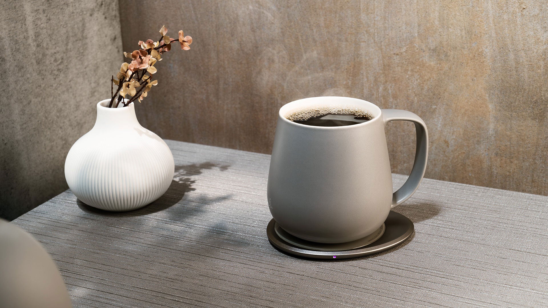 Ui Fine Ceramic Self Heating Mug | Coffee and Tea Cup | Ohom