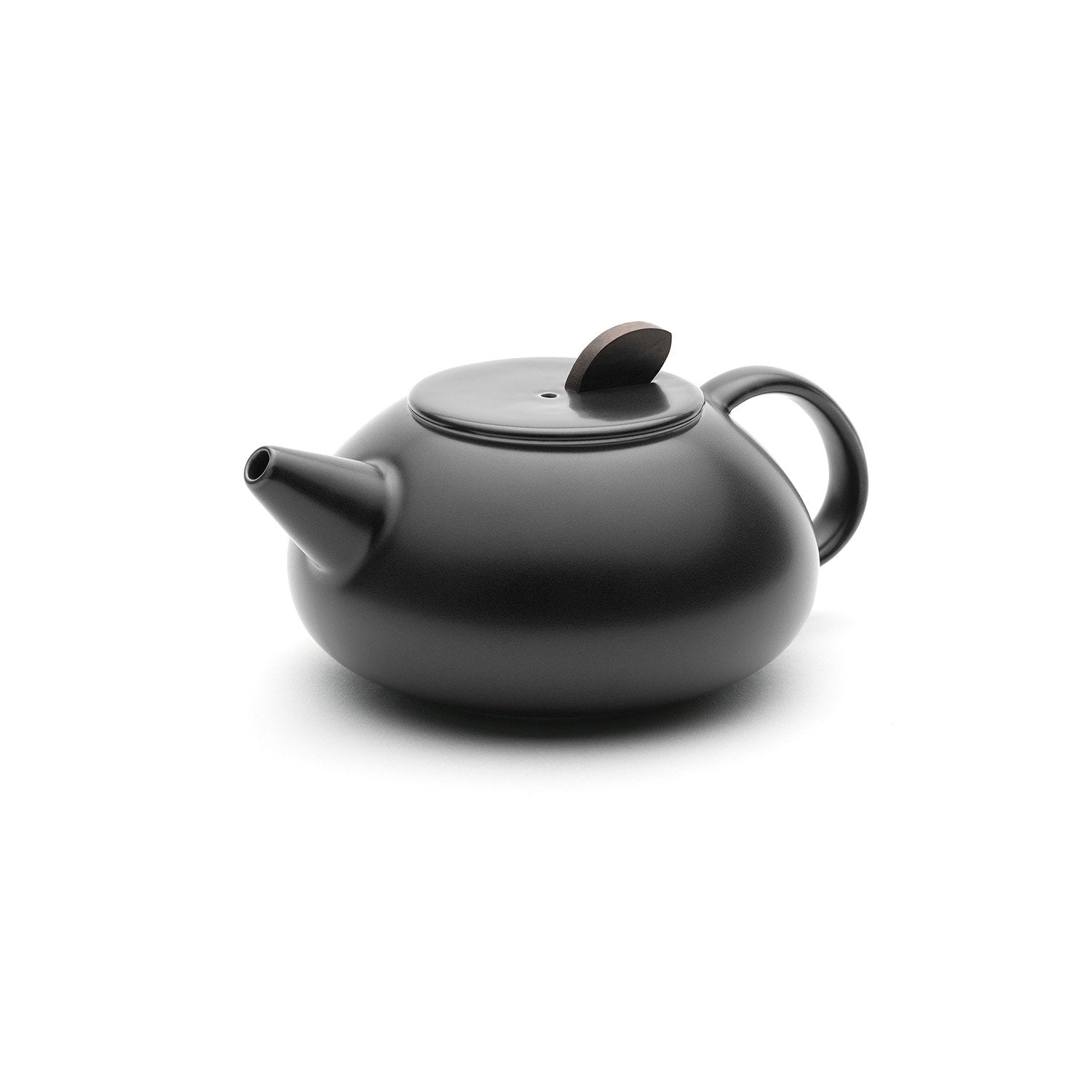 Black small teapot